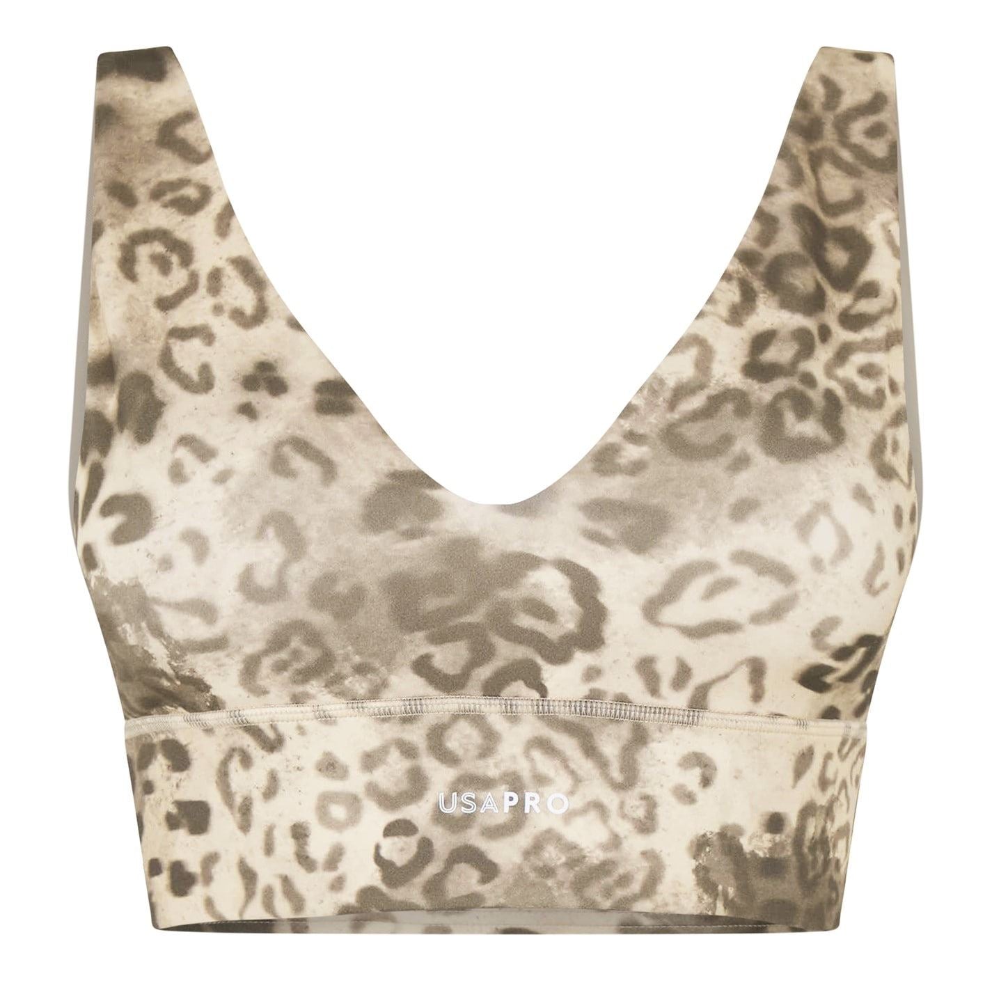 USA Pro Womens Pro Medium Impact V Neck Bra