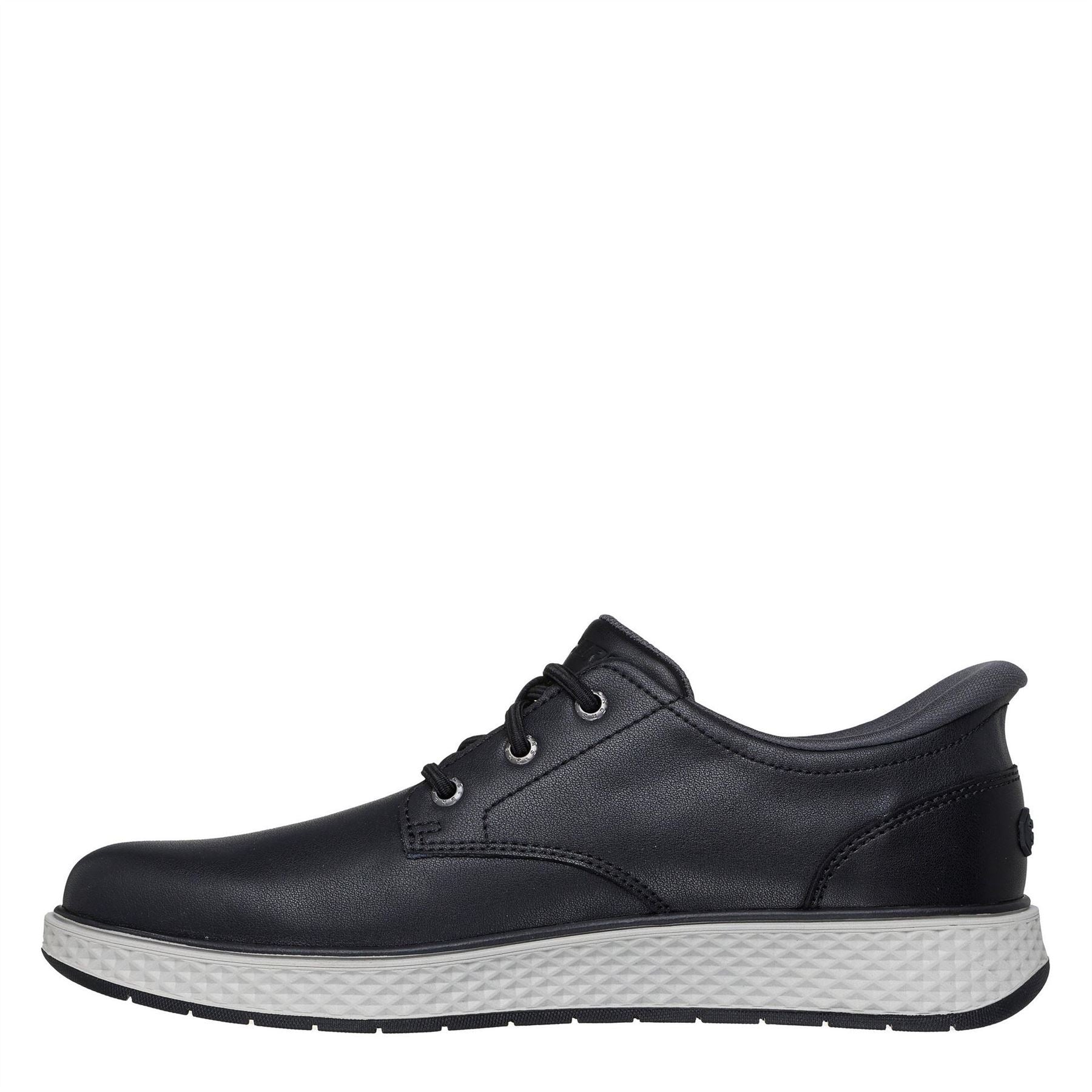 Skechers Burkett Leather Slip On Trainers