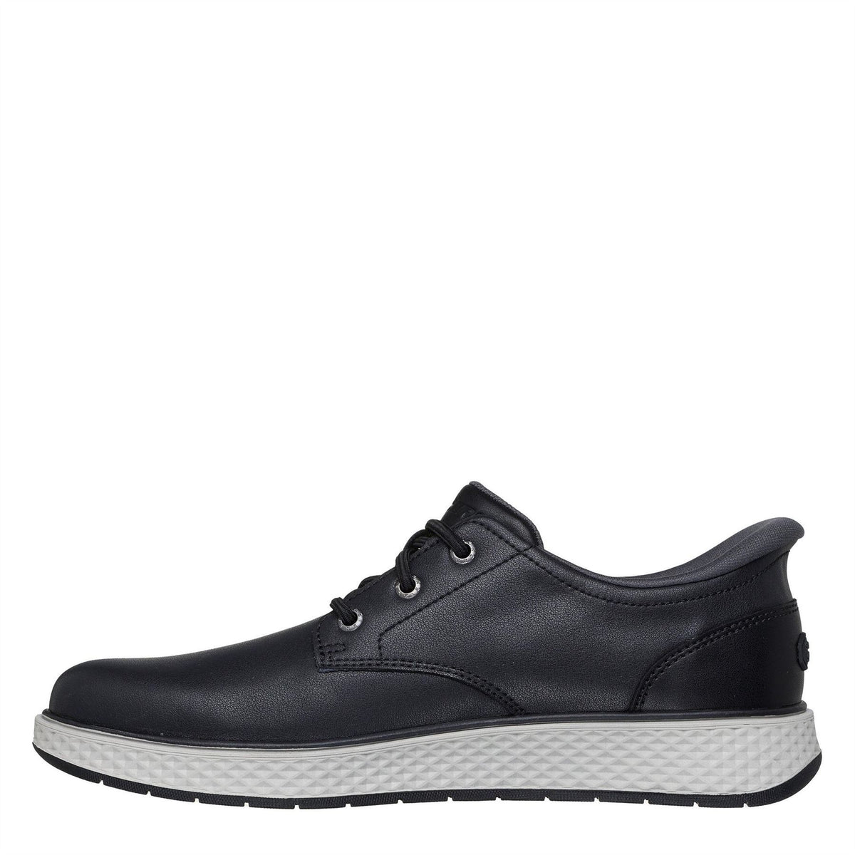 Skechers Burkett Leather Slip On Trainers
