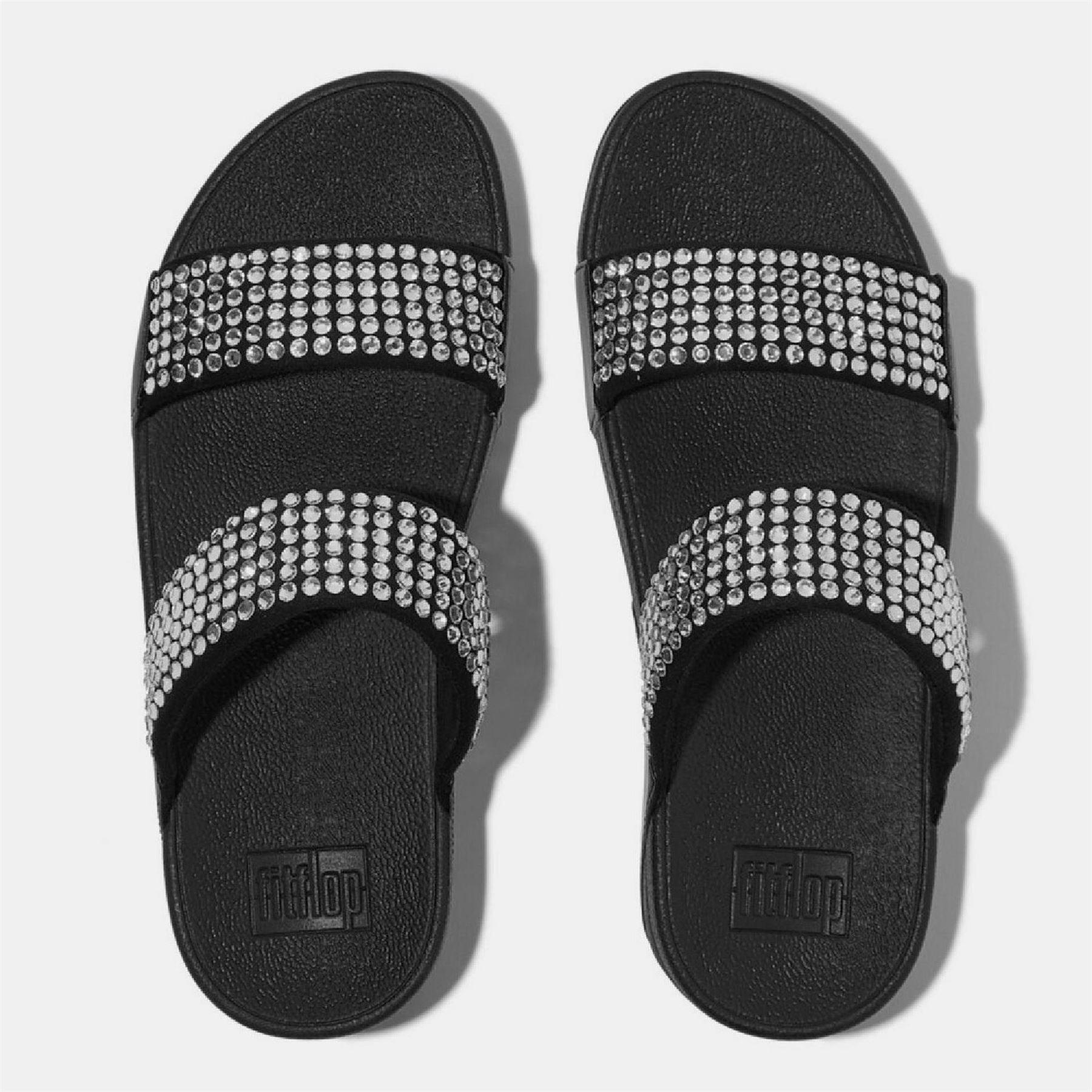 Fitflop Maxi Crystal Two Bar Sliders