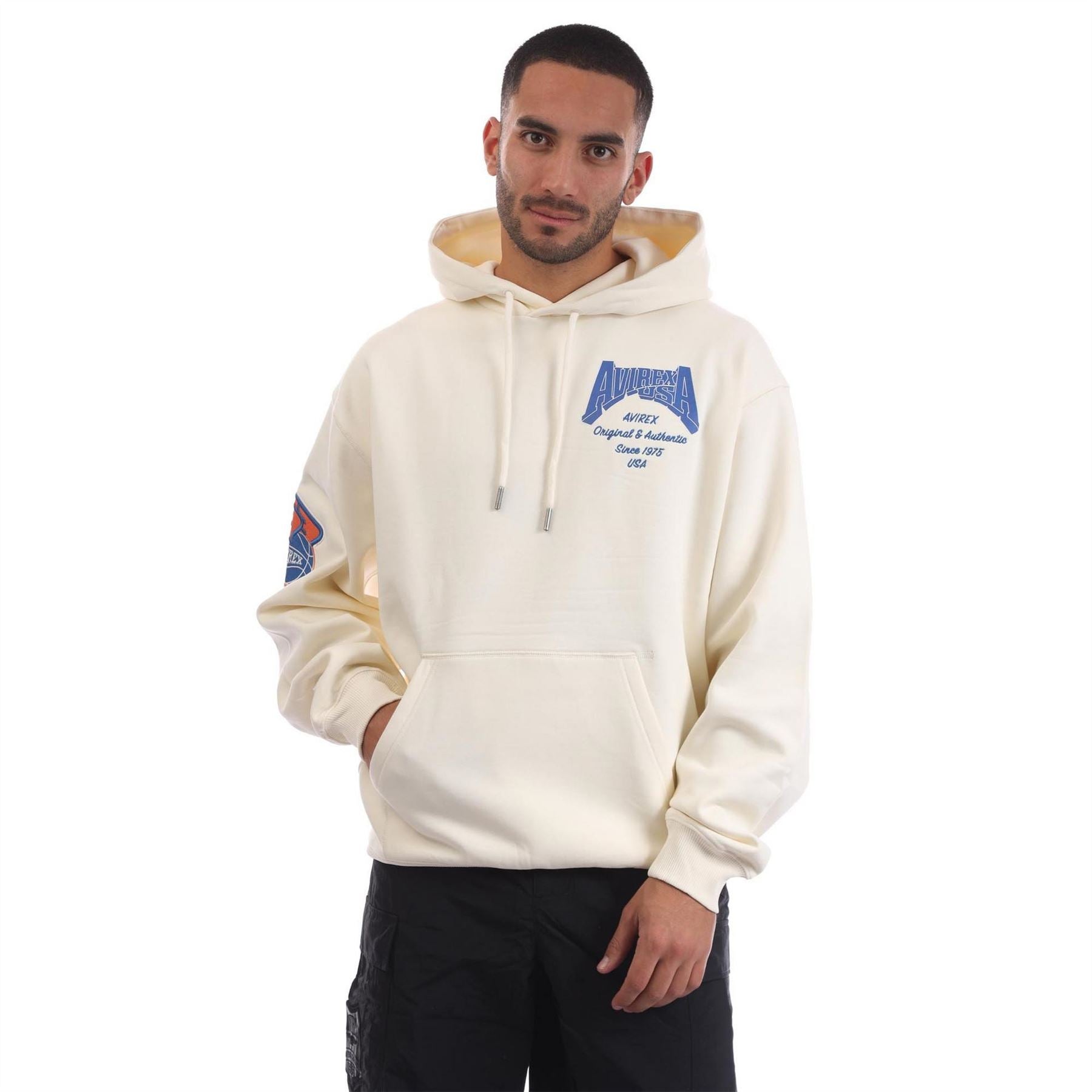 Avirex Oakland Hooded Neck Long Sleeve Sweatshirt