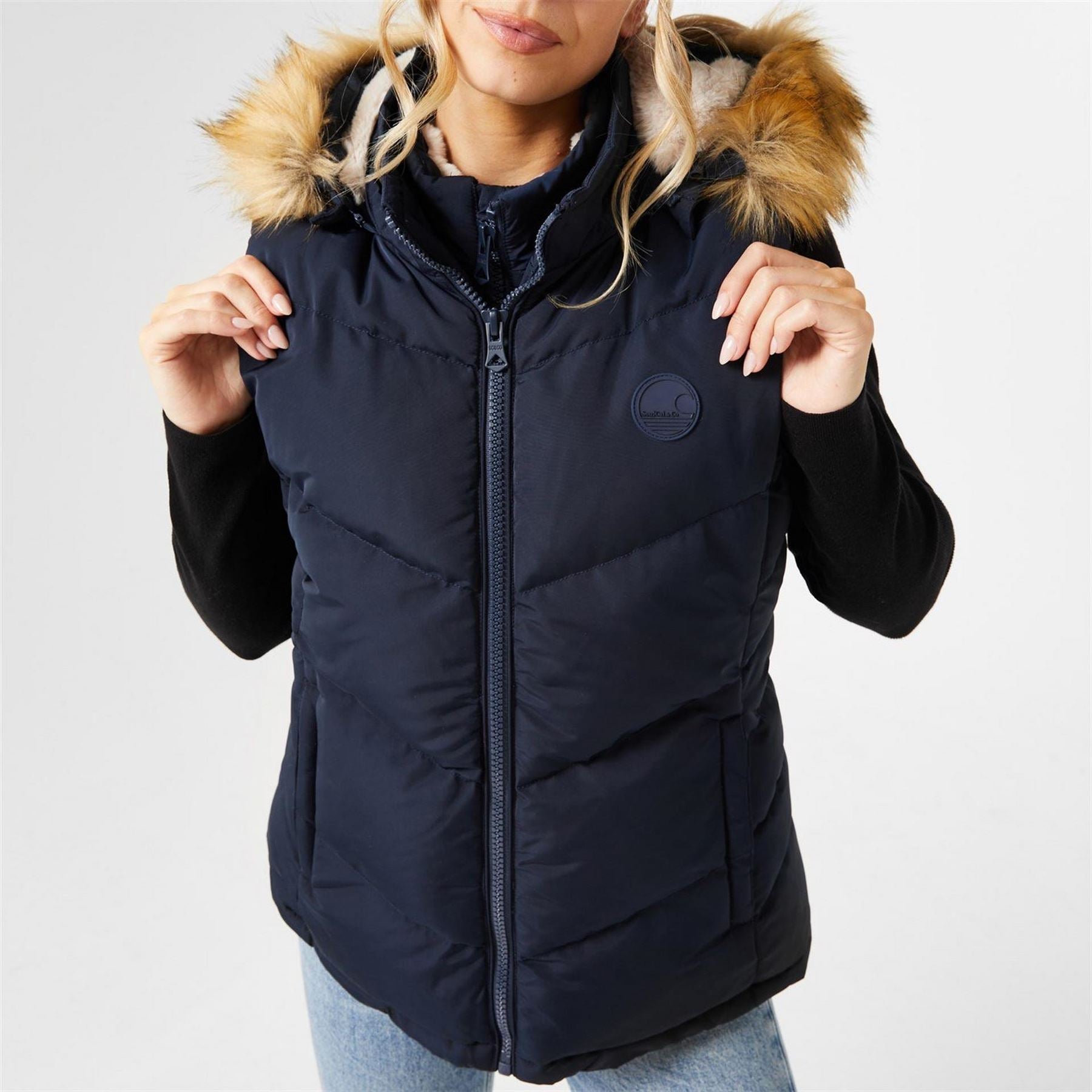 SoulCal 2 Zip Gilet Ladies