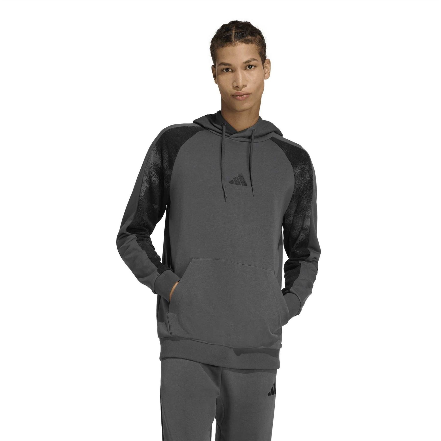 adidas Camo Print Over The Head Hoodie