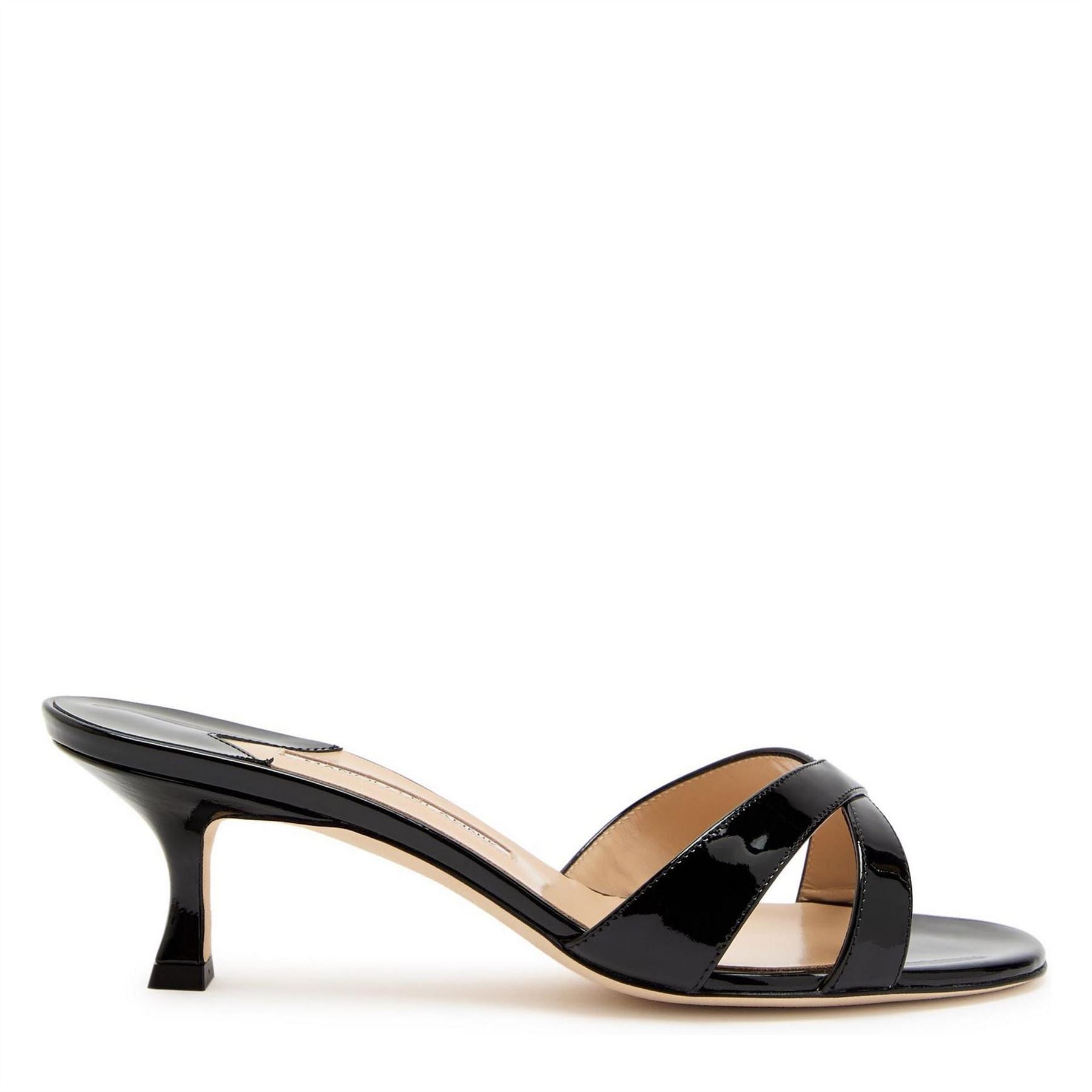 Manolo Blahnik Patent Leather 677 Mul