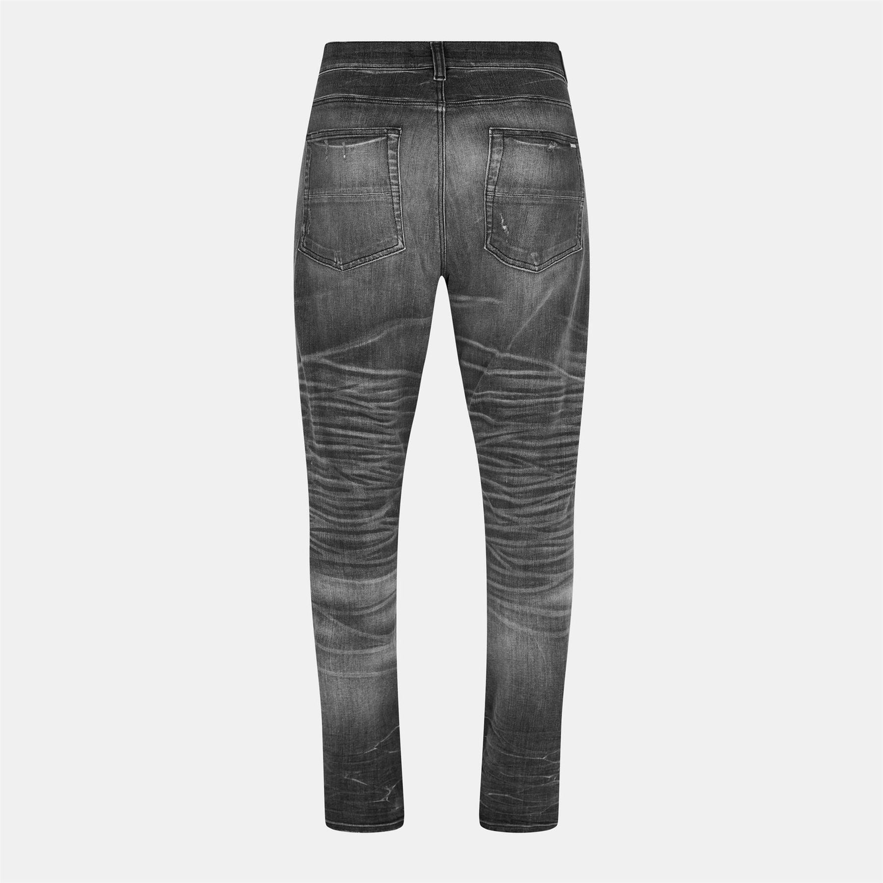 Amiri Leather Slim Fit Jeans