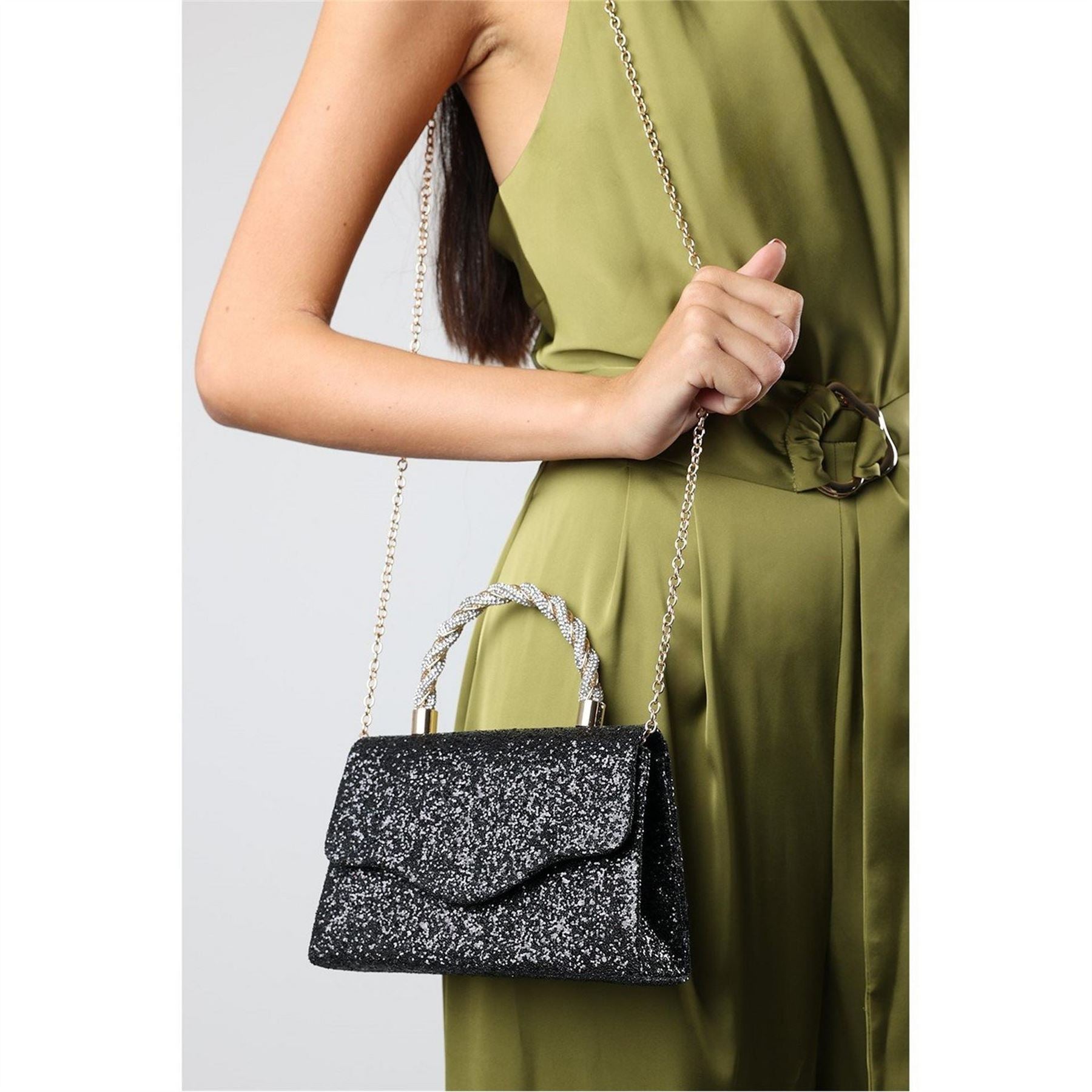 Wheres That From Evening Bag With Braided Top Handle