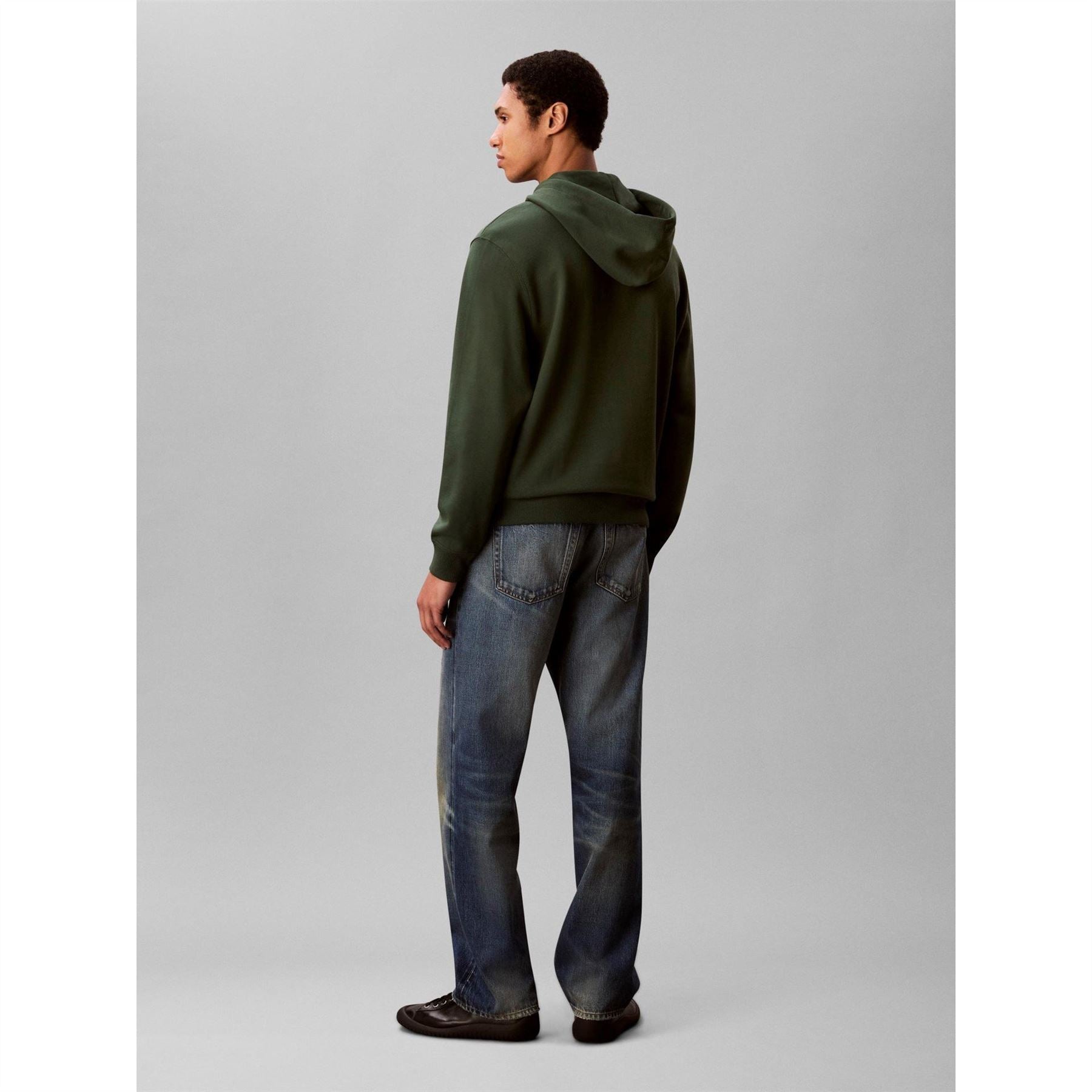 Calvin Klein Jeans Hooded Neck Long Sleeve Regular Fit Top