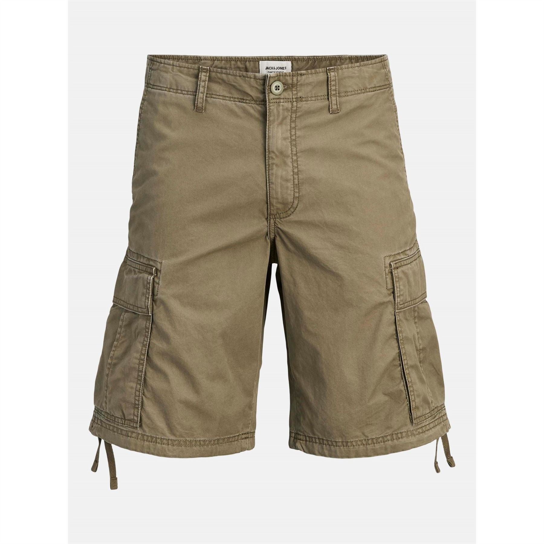 Jack and Jones Cole Frank Solid Cargo Shorts