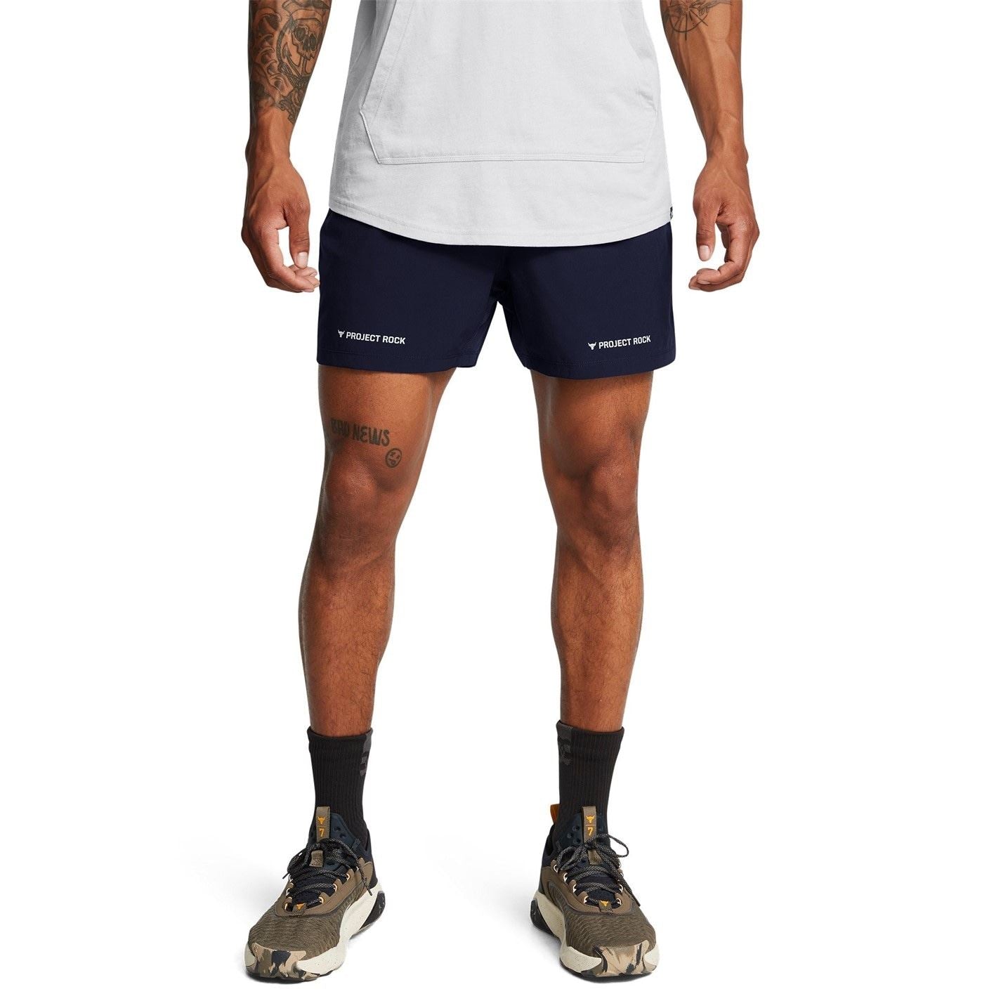 Under Armour Mens Armour Pjt Rock Ultimate 5 Training Short Gym