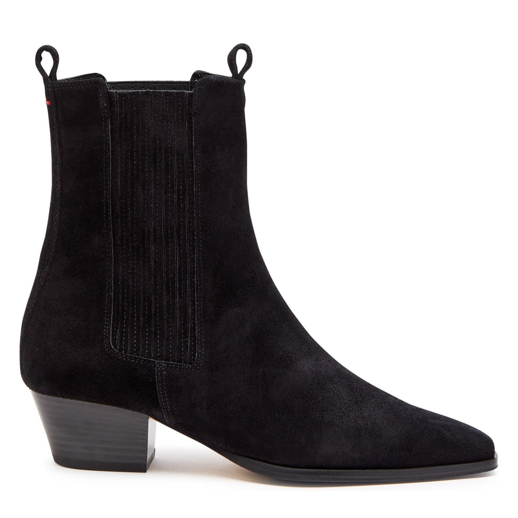 Aeyde Cow Suede Leather Black