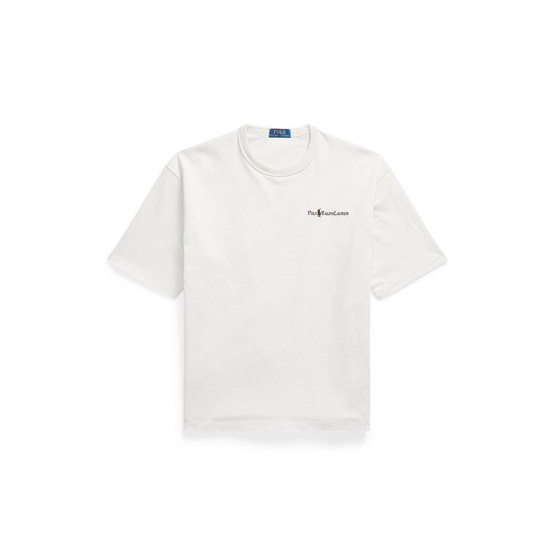 Polo Ralph Lauren Back Logo Cotton Short Sleeve Crew Neck Oversized T-Shirt