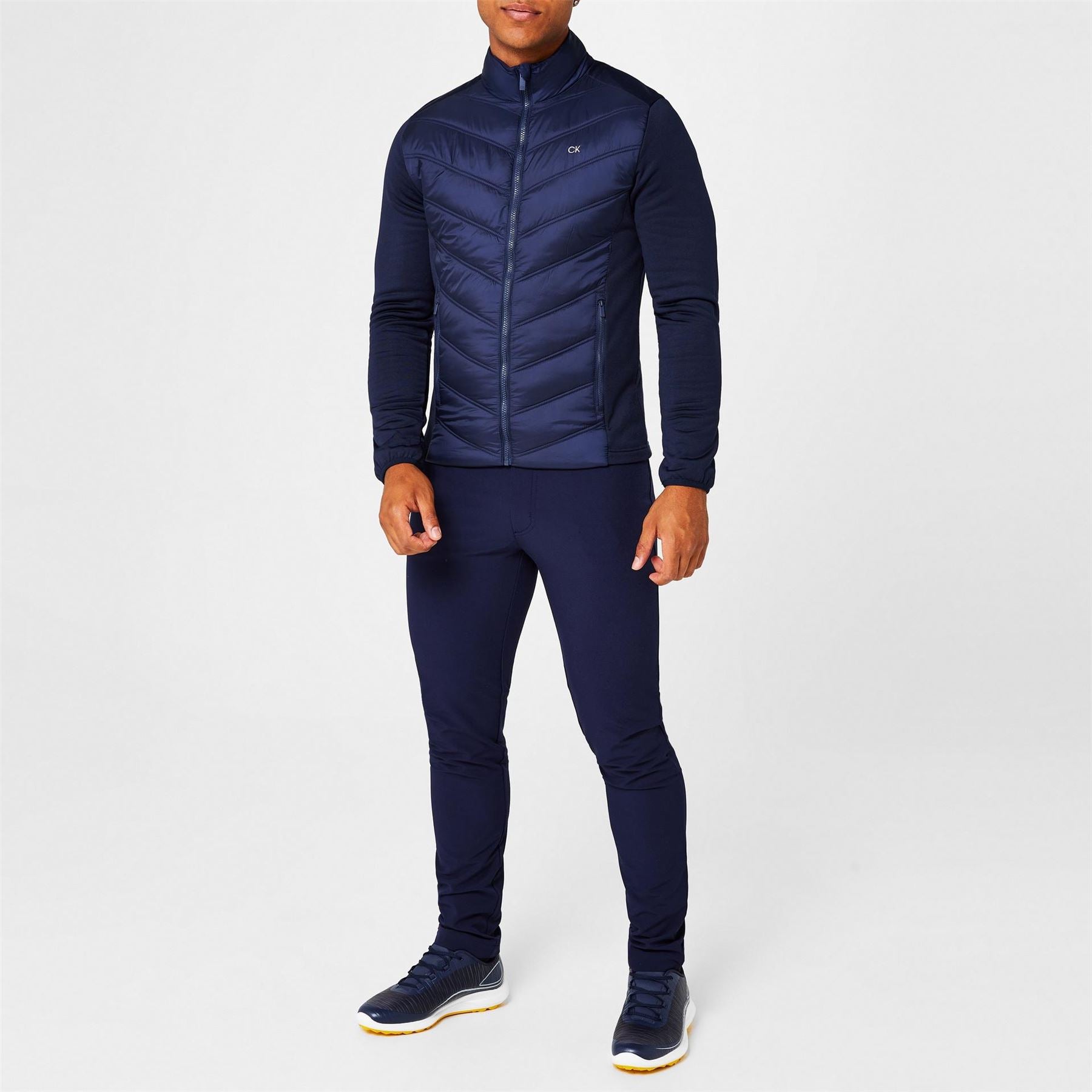 Calvin Klein Golf Frontera Hybrid Long Sleeve Performance Golf Jacket