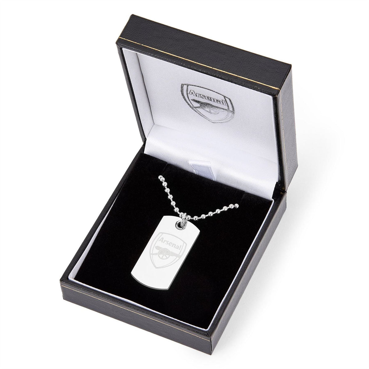 Team Officially Licensed Stainless Steel Dog Tag And Ball Chain