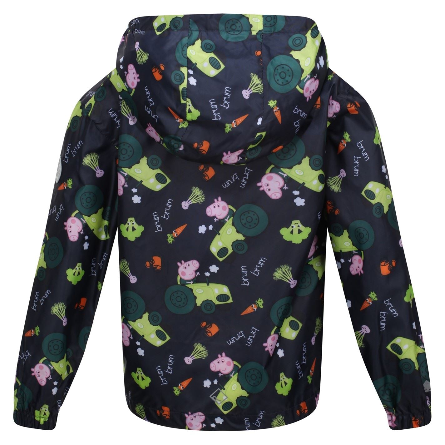 Regatta Pepa Hooded Rain Jacket with Elasticated Cuff