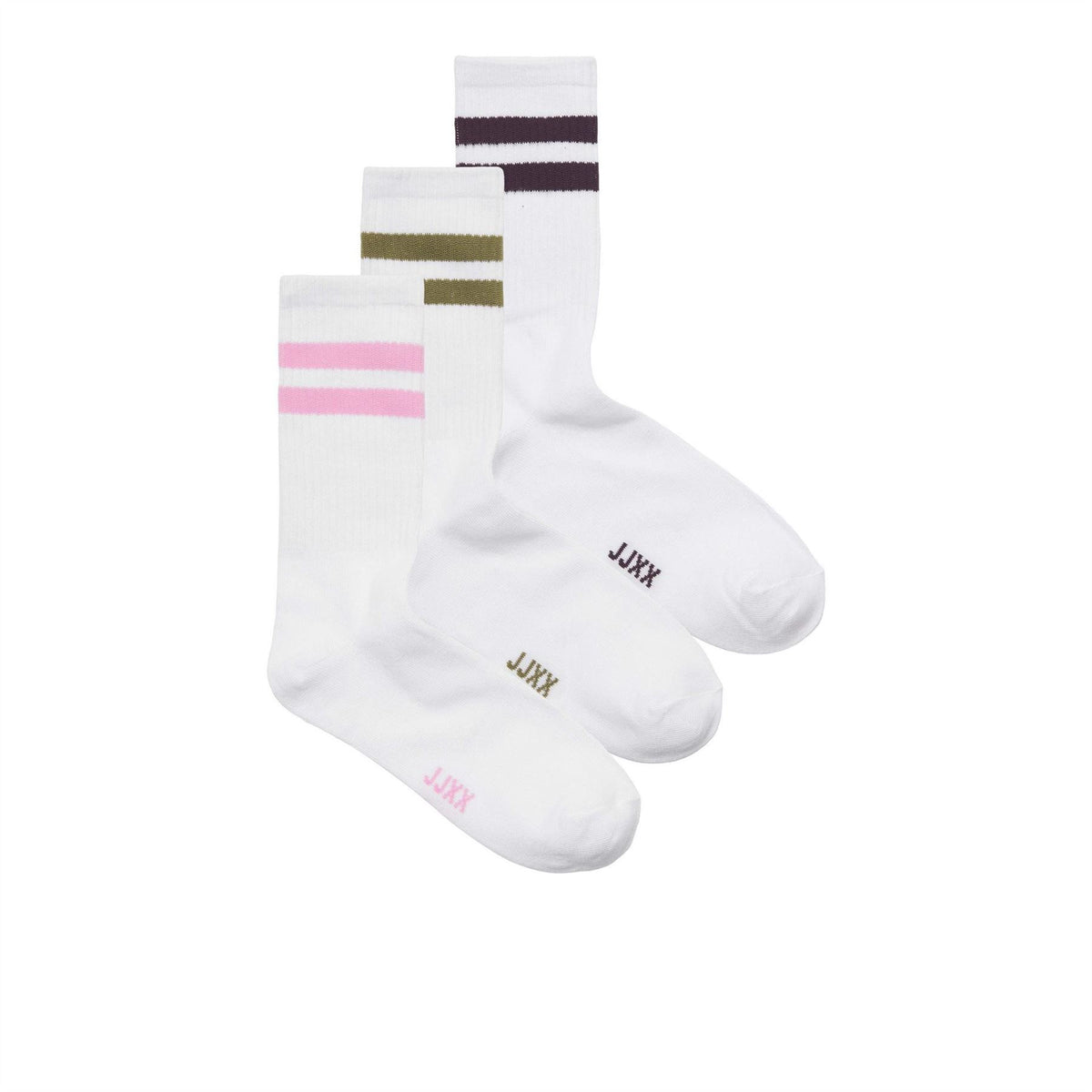 JJXX Tennis 3 Pack Crew Socks