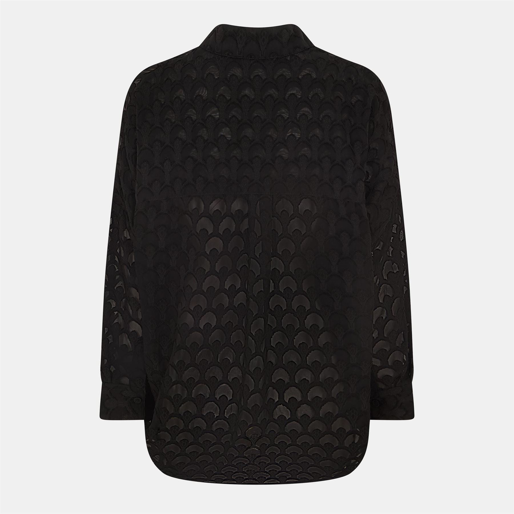 French Connection Burn Out Popover Shirt