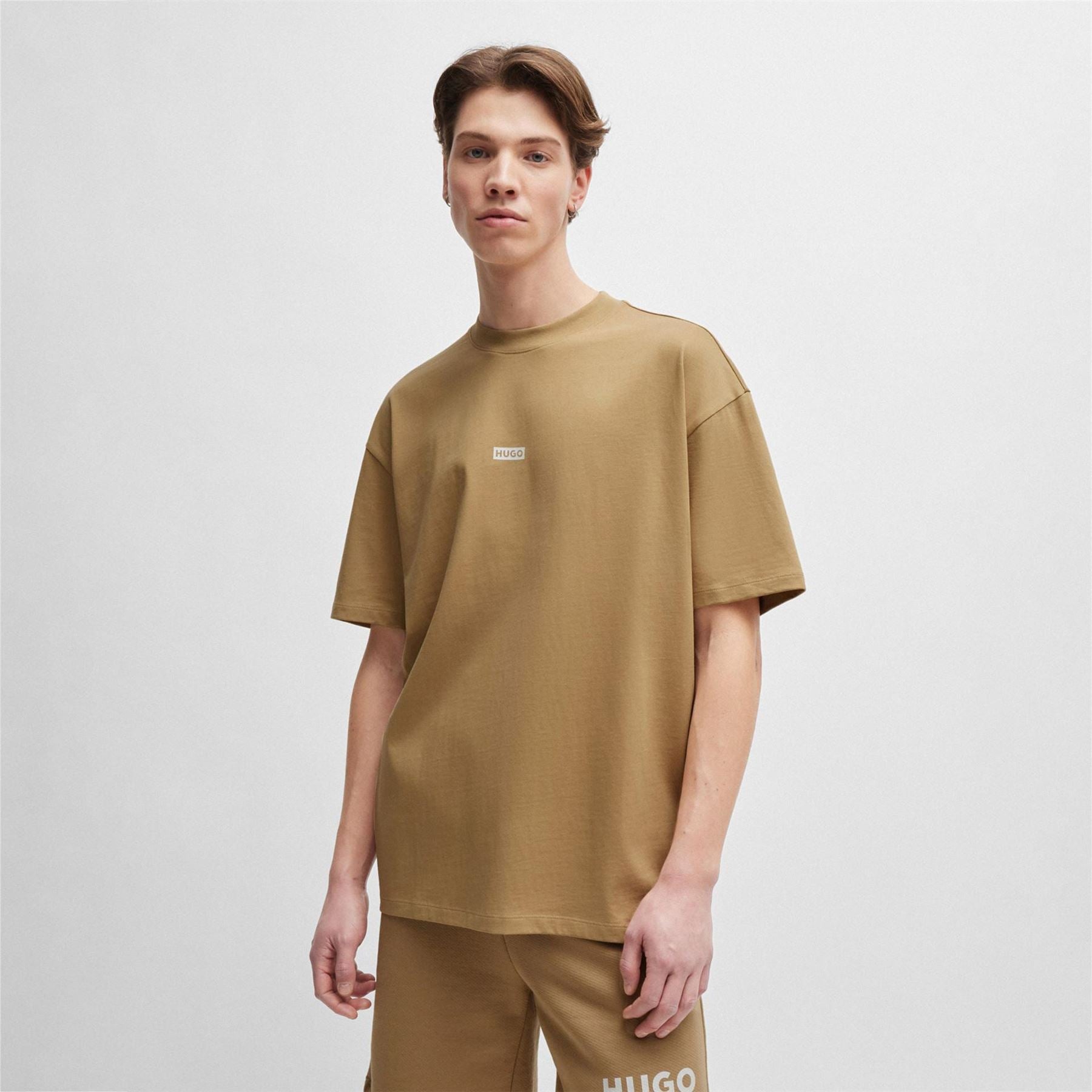 Hugo HUGO Printed Logo Back T Shirt with MCMXCIII text   Regular Fit