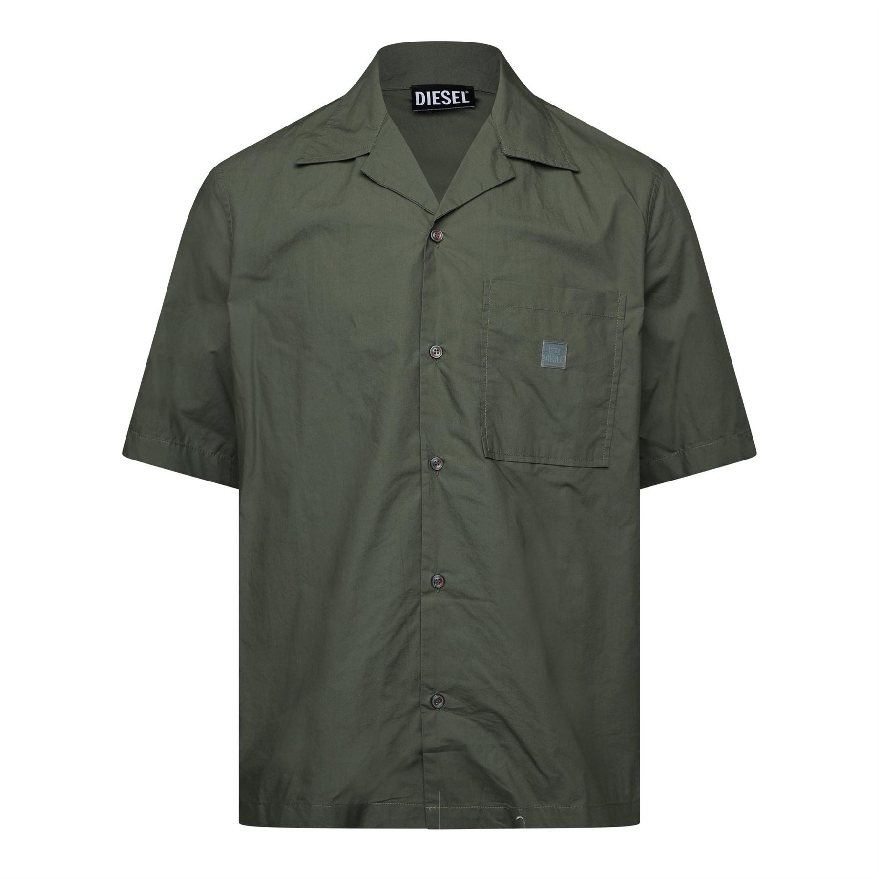 Diesel S Mac B Out Camicia Short Sleeve Plain Shirt