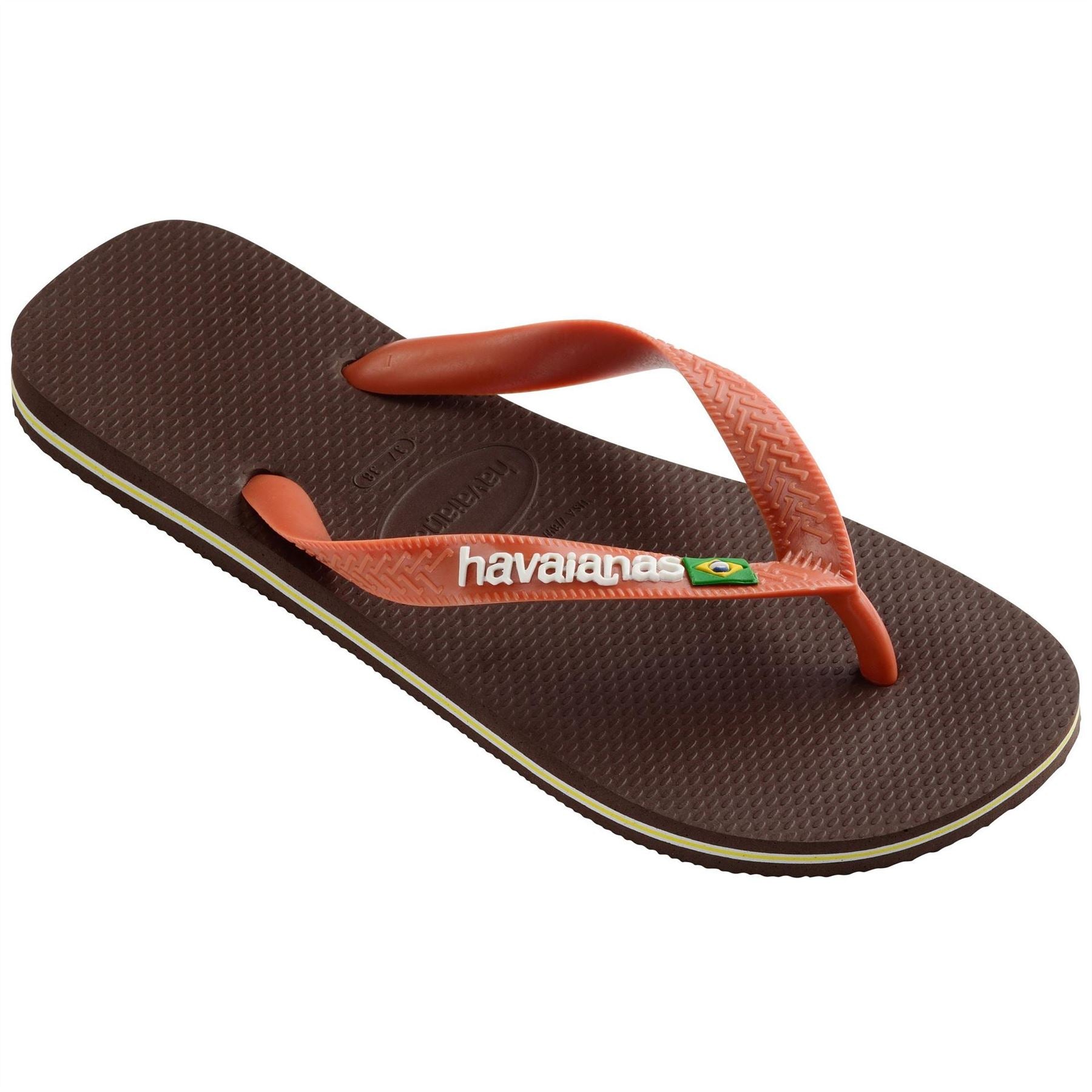 Havaianas Womens Hav. Brasil Logo Ruby Red Ruby Red Flip Flops