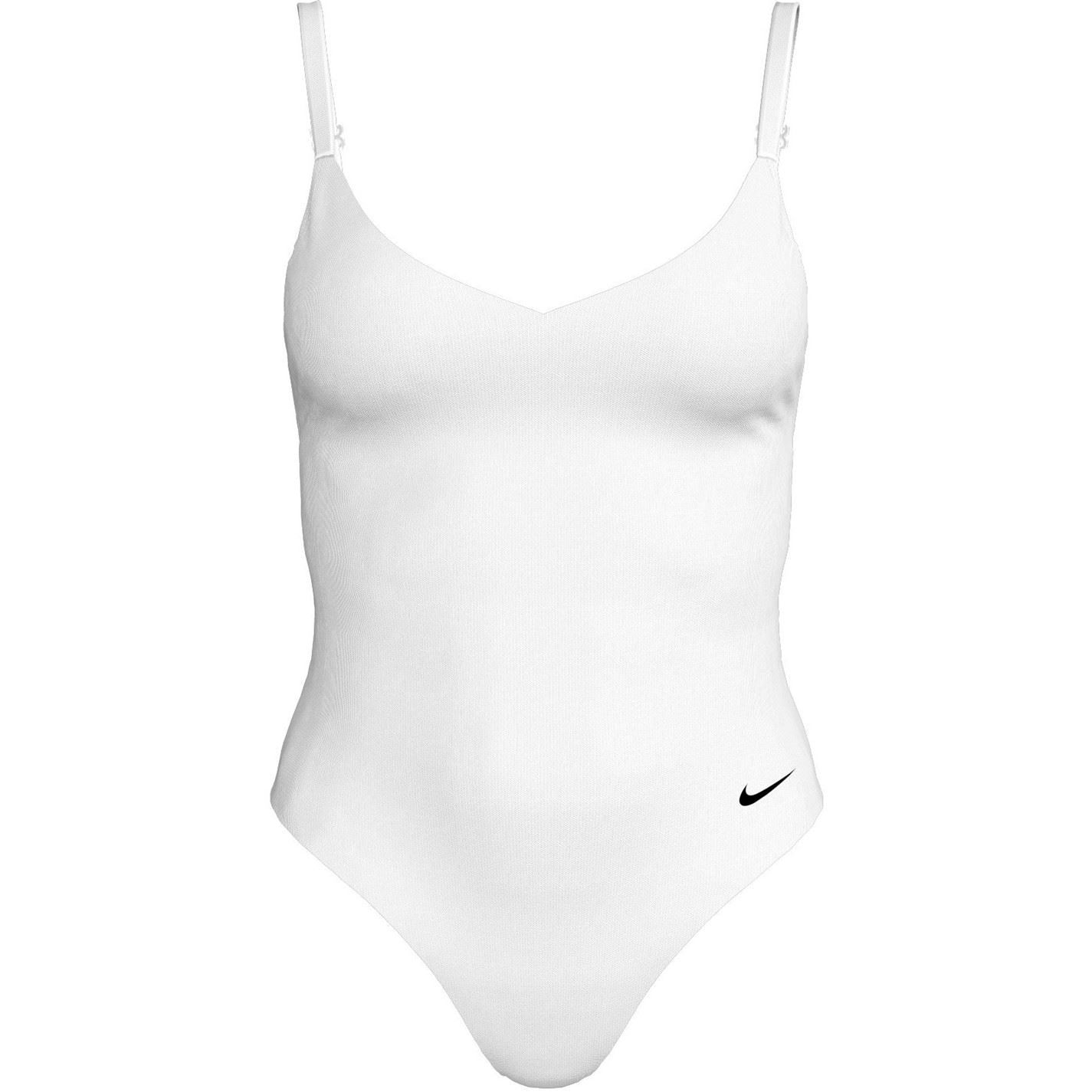 Nike V Neck One Piece Swimsuit