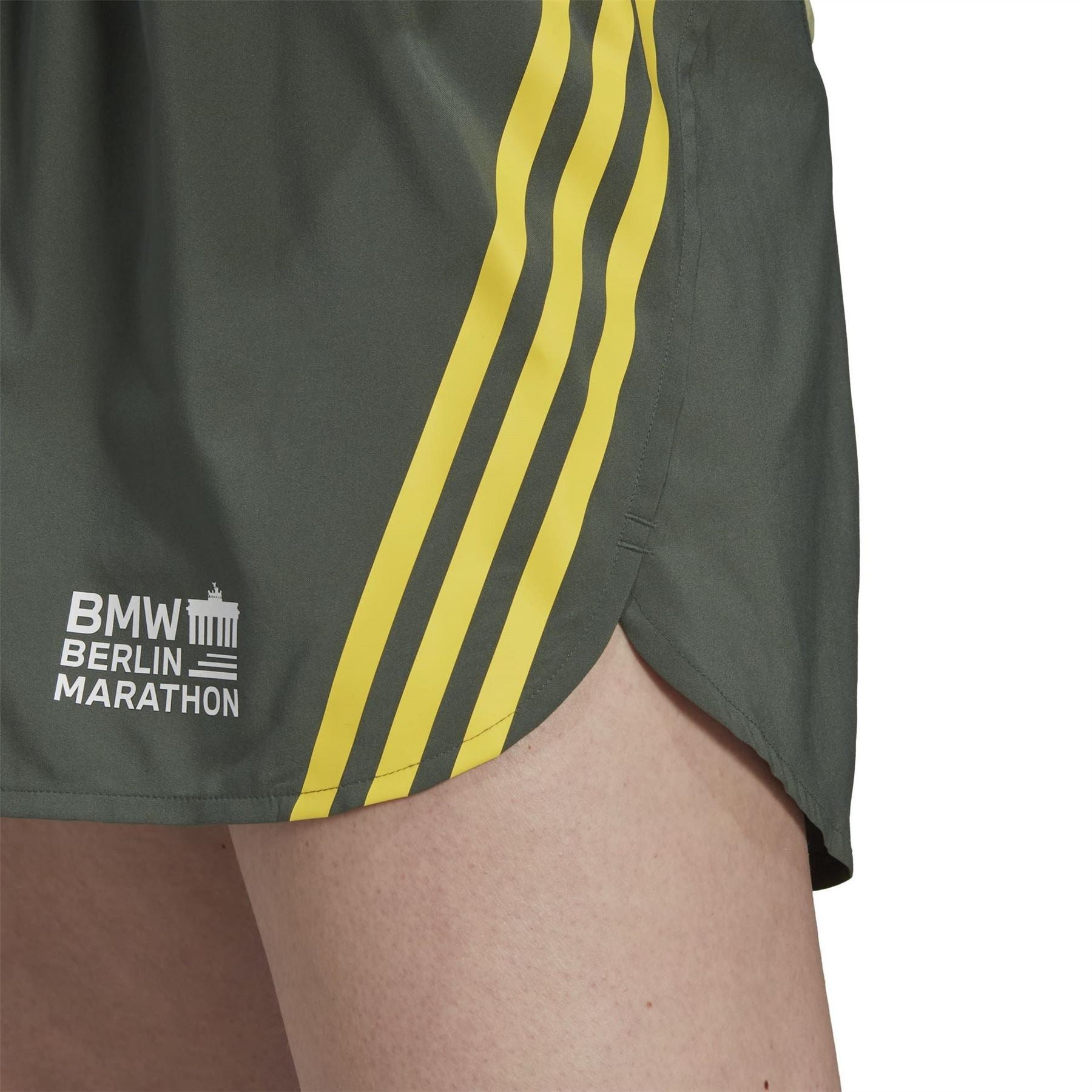 adidas Womens Marathon 2022 Run Icons 3 Stripes Running Shorts