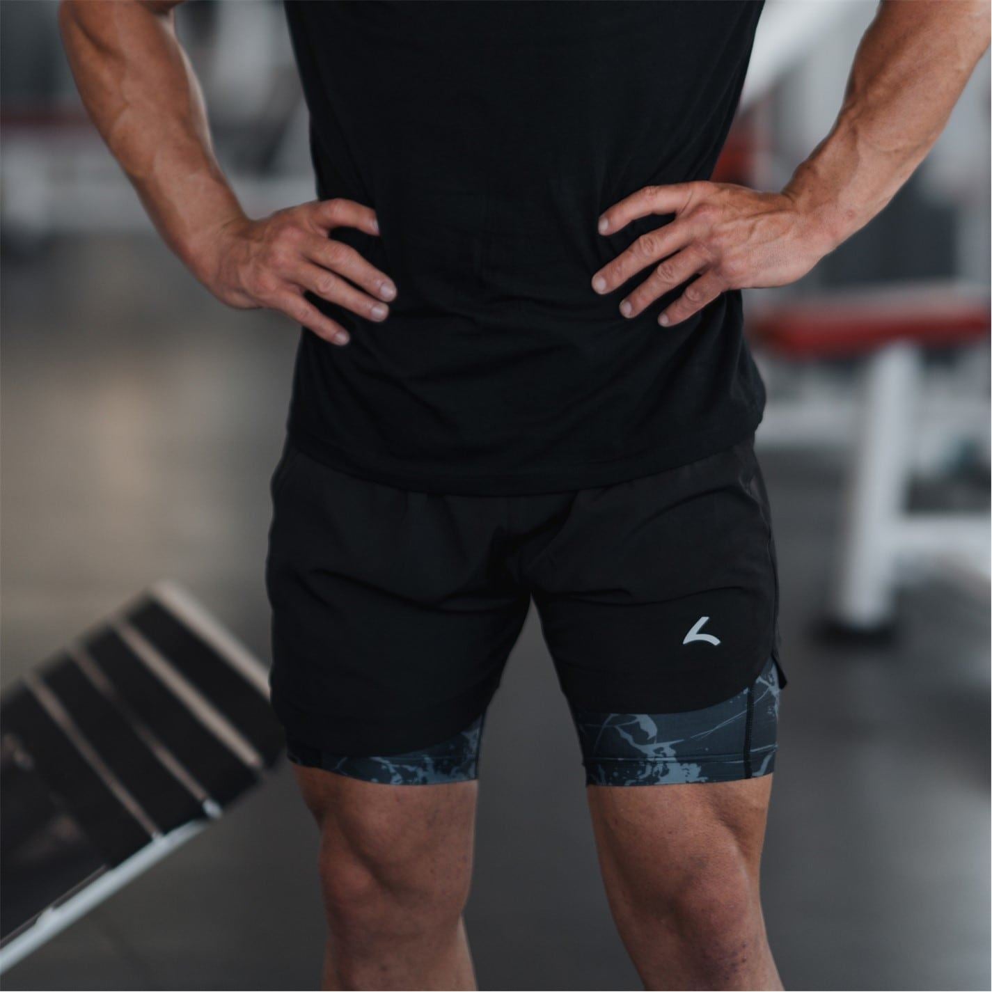 Reeva Premium Active Shorts With Inner Shorts