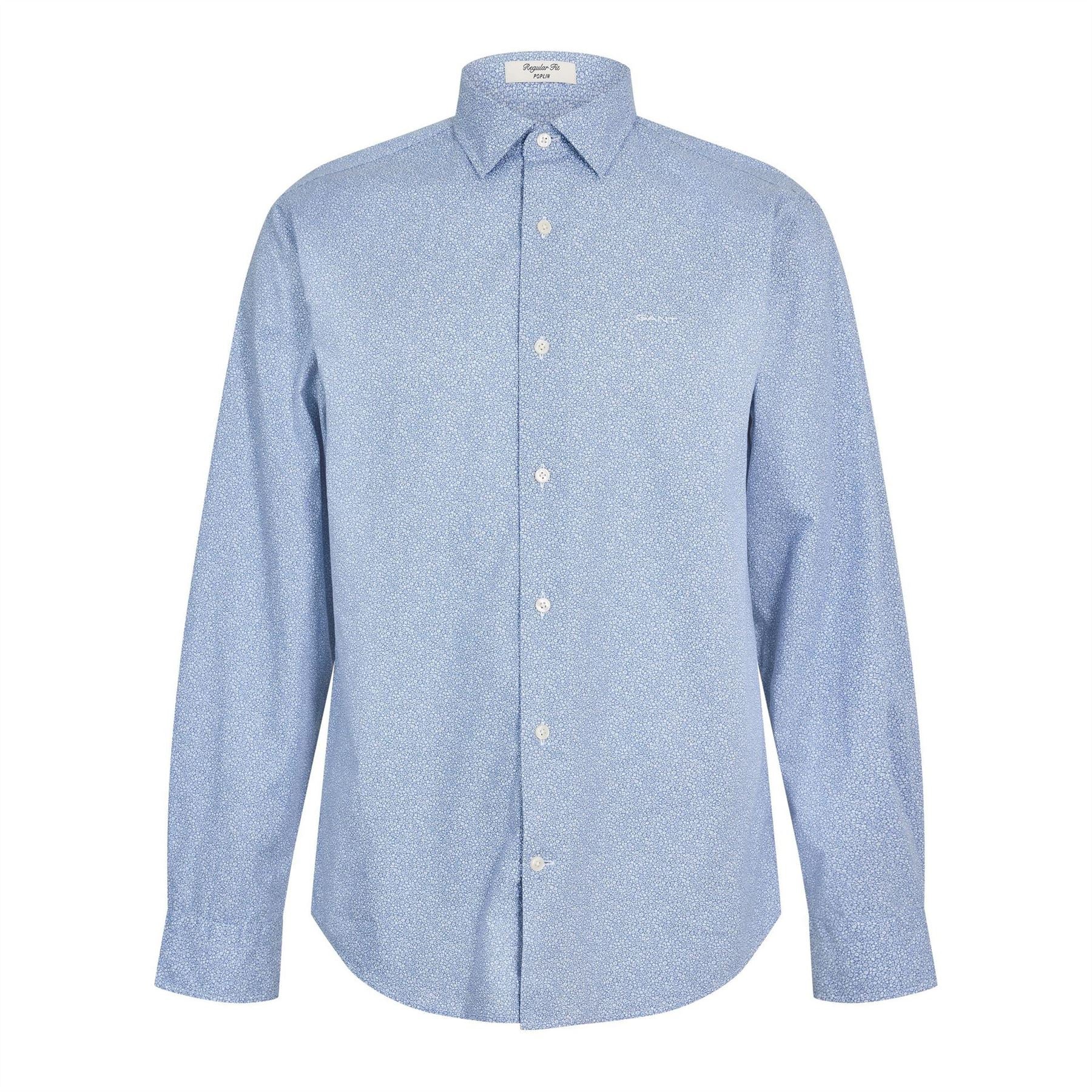 Gant Poplin All Over Print Long Sleeve Shirt