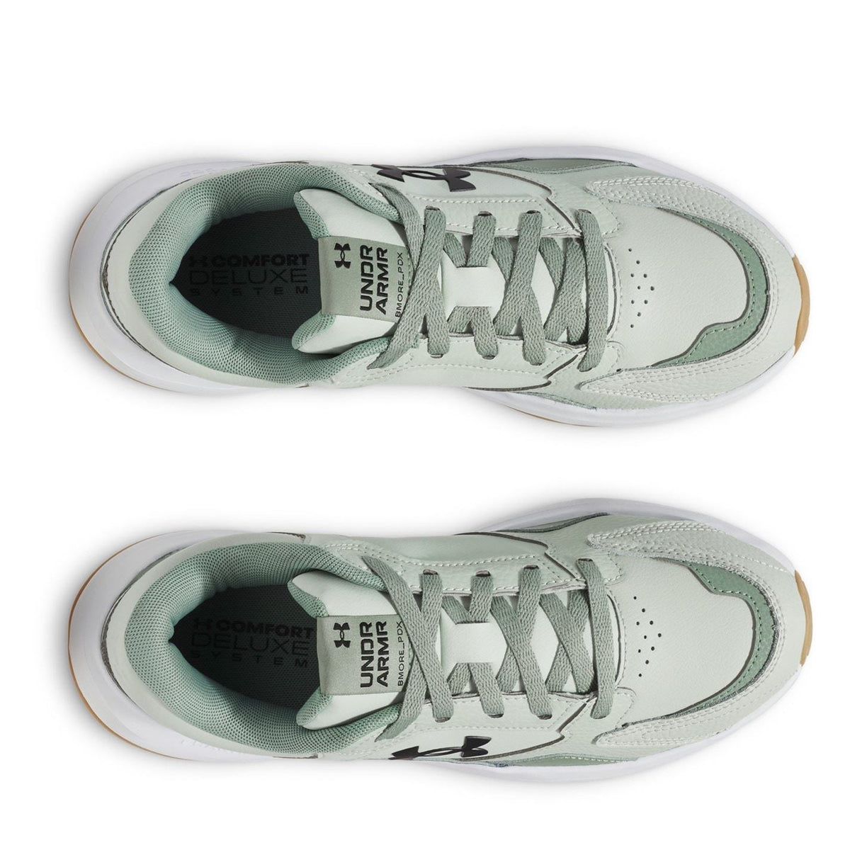 Under Armour Edge Leather Low Top Lace-Up Sneakers