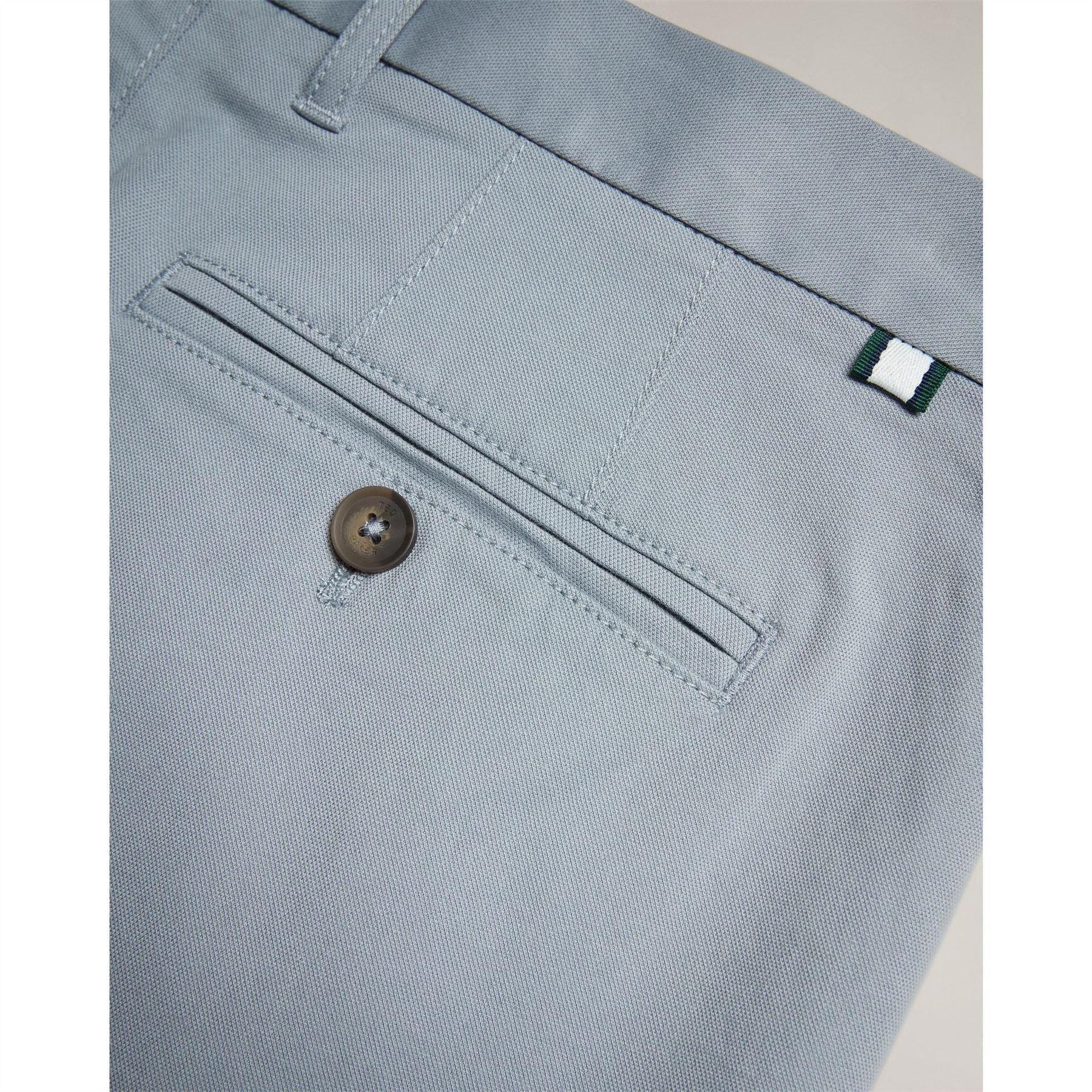 Ted Baker Solid Patterned Chino Shorts