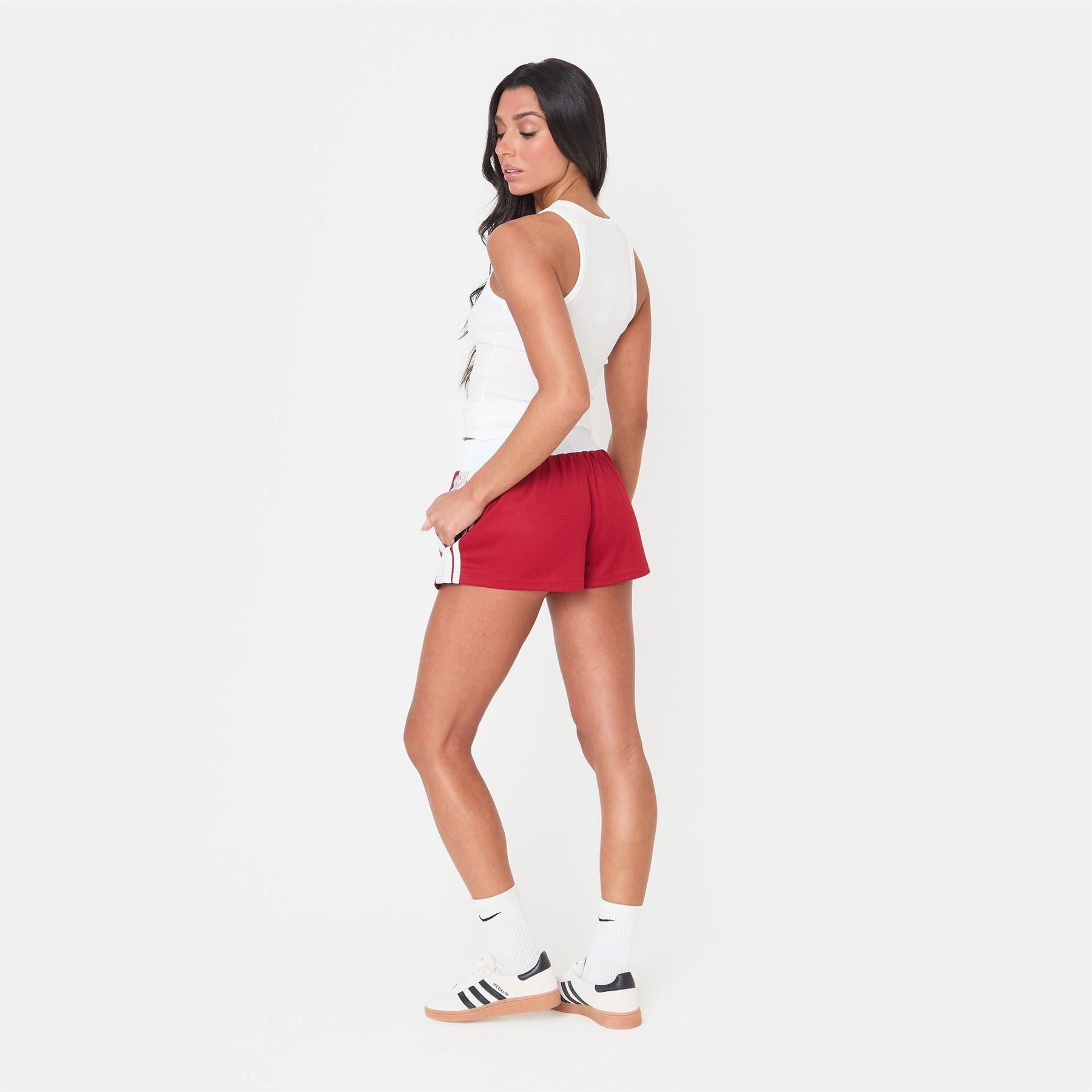 I Saw It First Open Pockets Woven Tracksuit Shorts