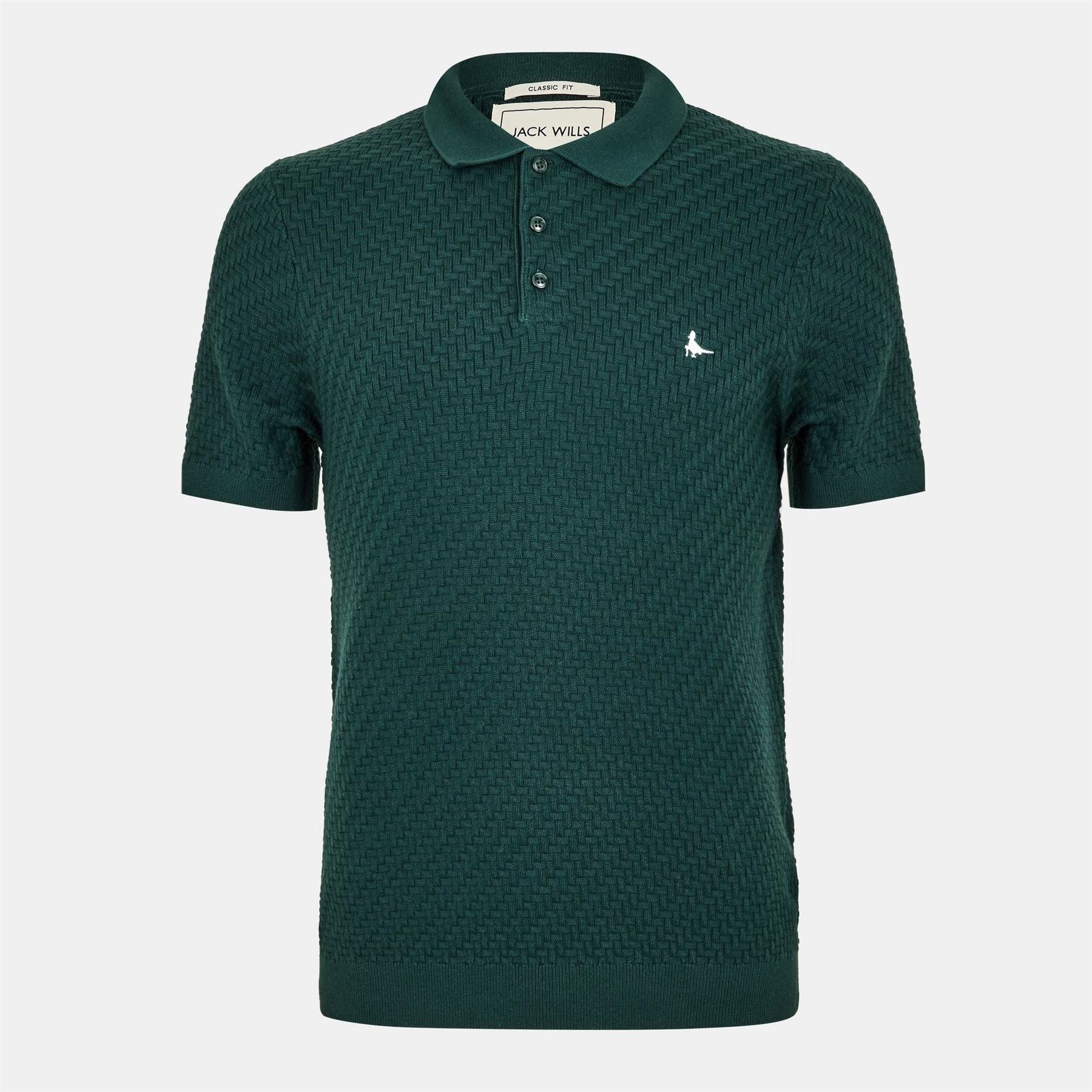 Jack Wills Mens Short Sleeve Knit Polo