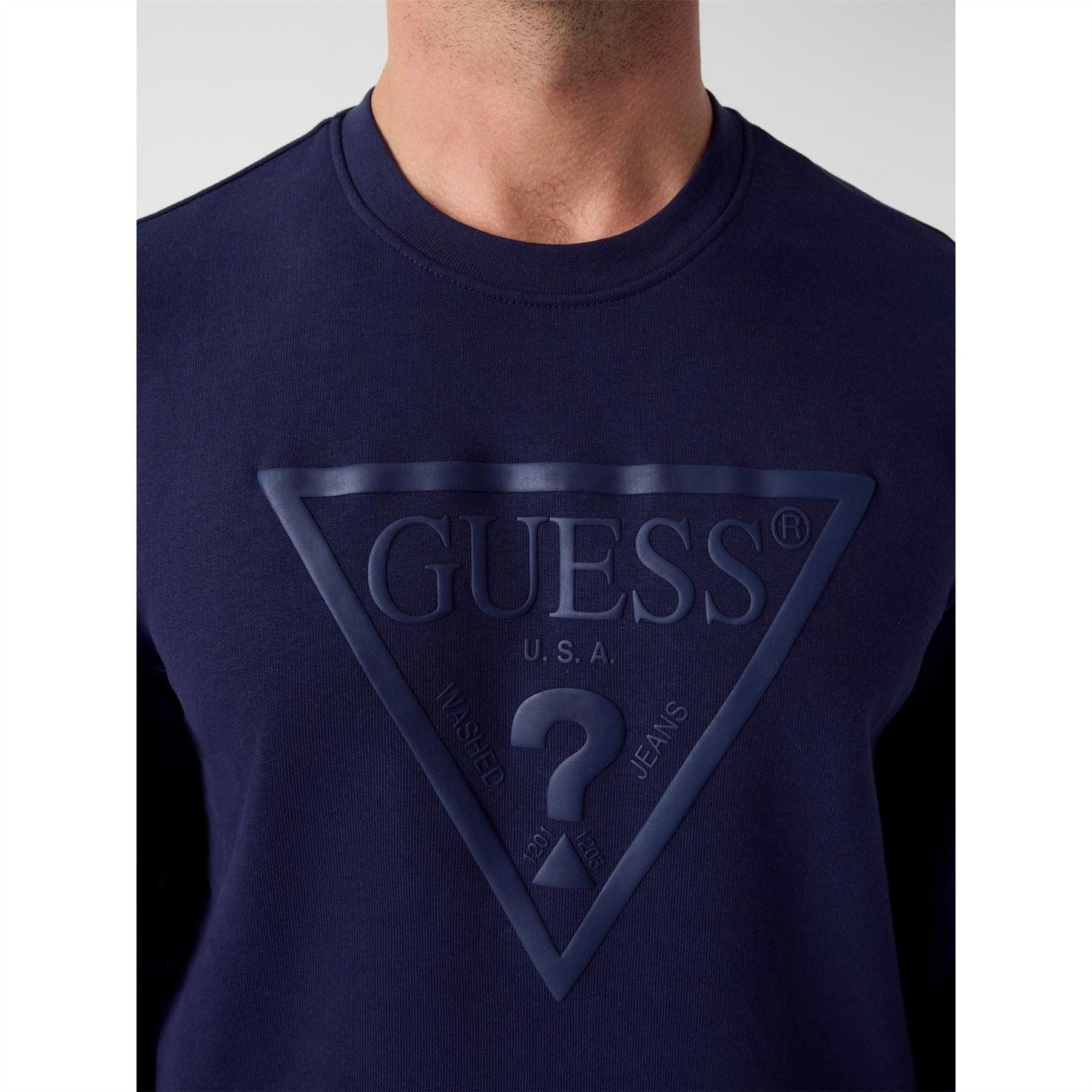 Guess Slim Fit Crew Sweatshirt