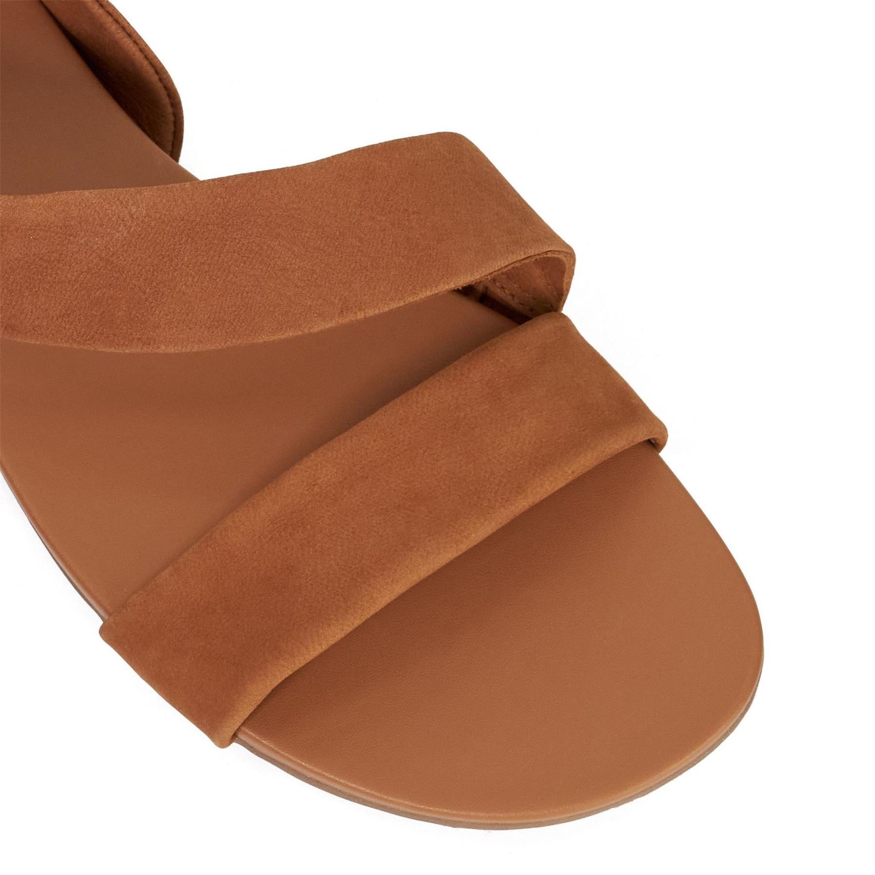 Dune London Open Toe Flatform Slide Sandals