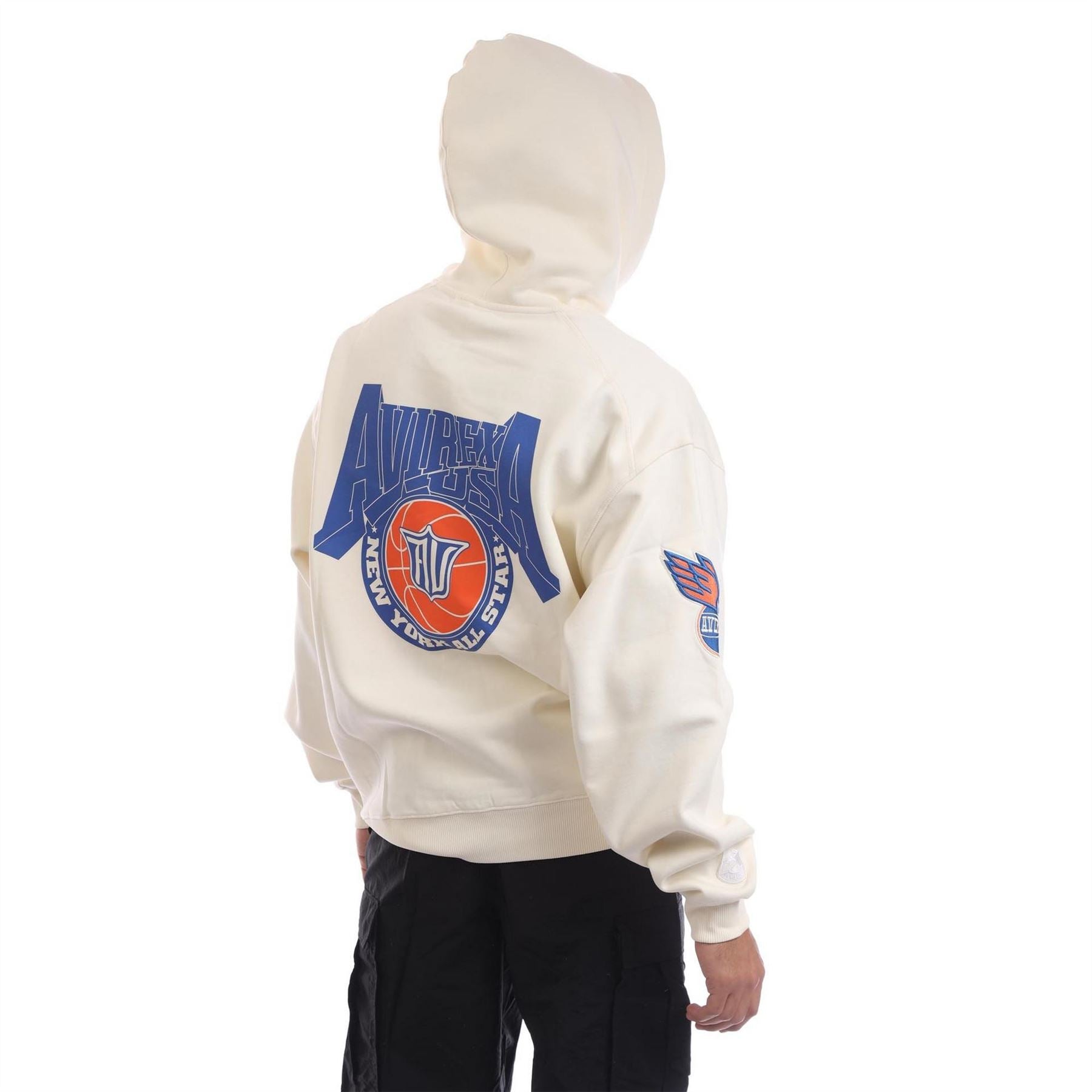 Avirex Oakland Hooded Neck Long Sleeve Sweatshirt