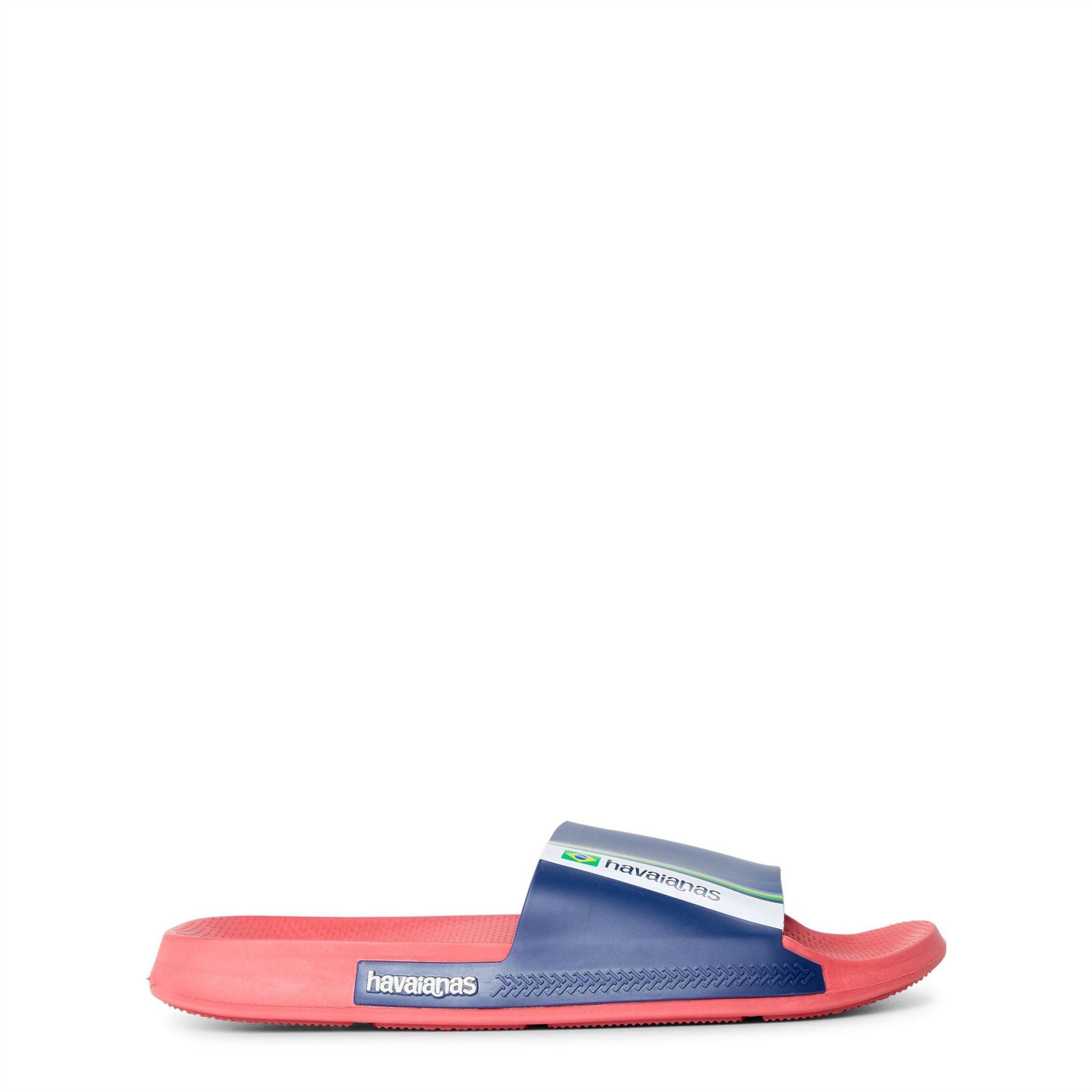Havaianas Mens Hav. Slide Brasil Red 43 44 Flip Flops