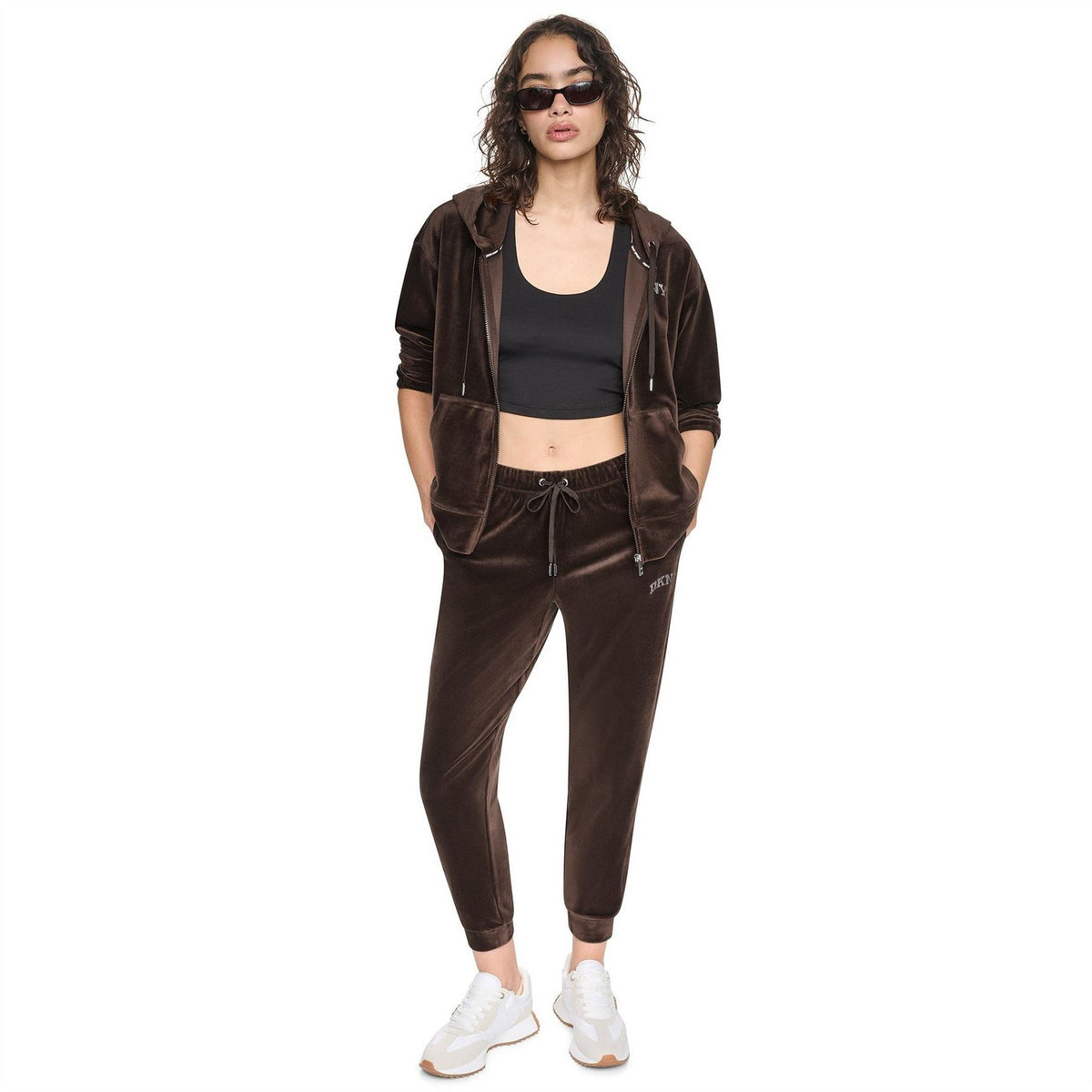 DKNY Sport Velour Slim Fit Joggers
