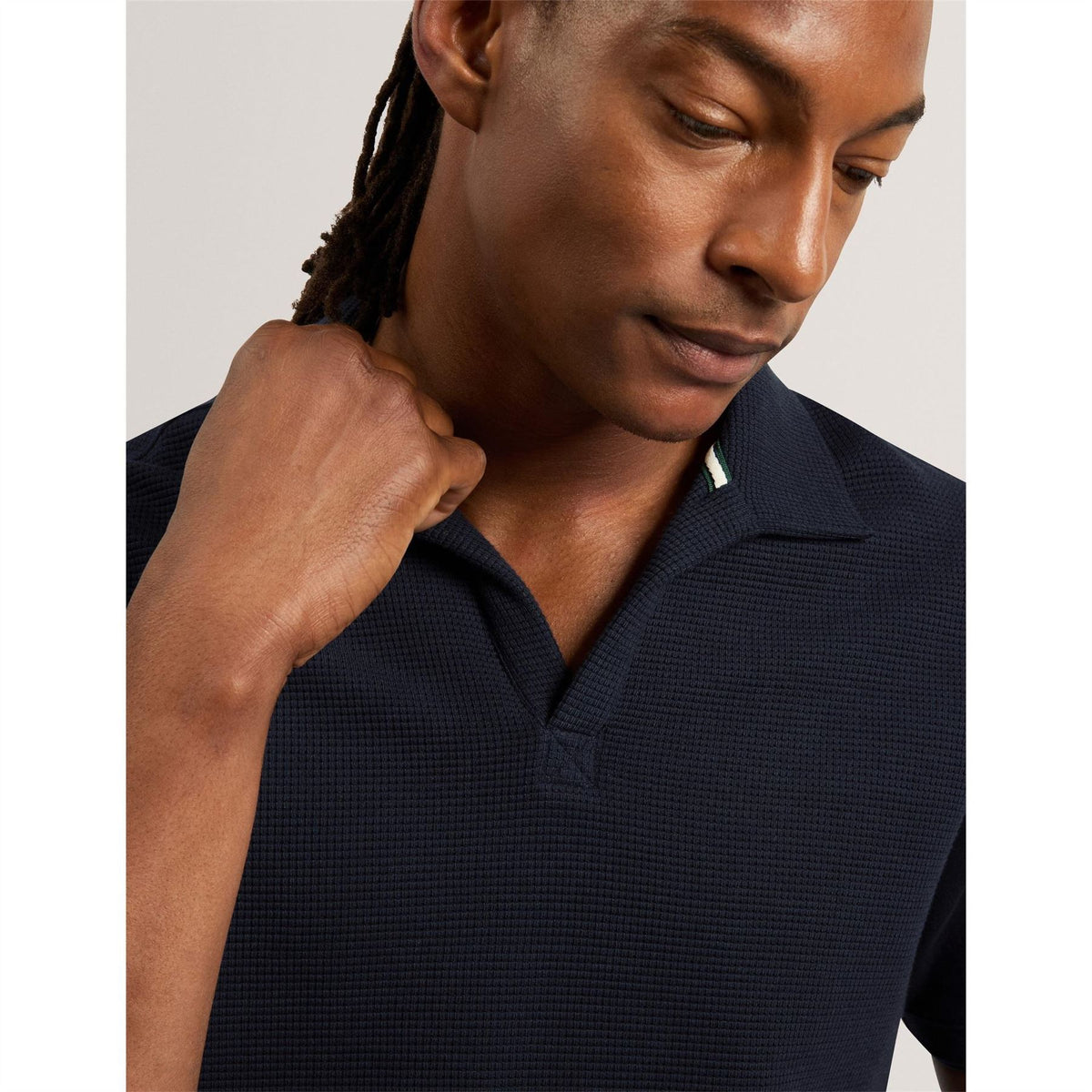 Ted Baker Waffle Short Sleeve Polo Shirt
