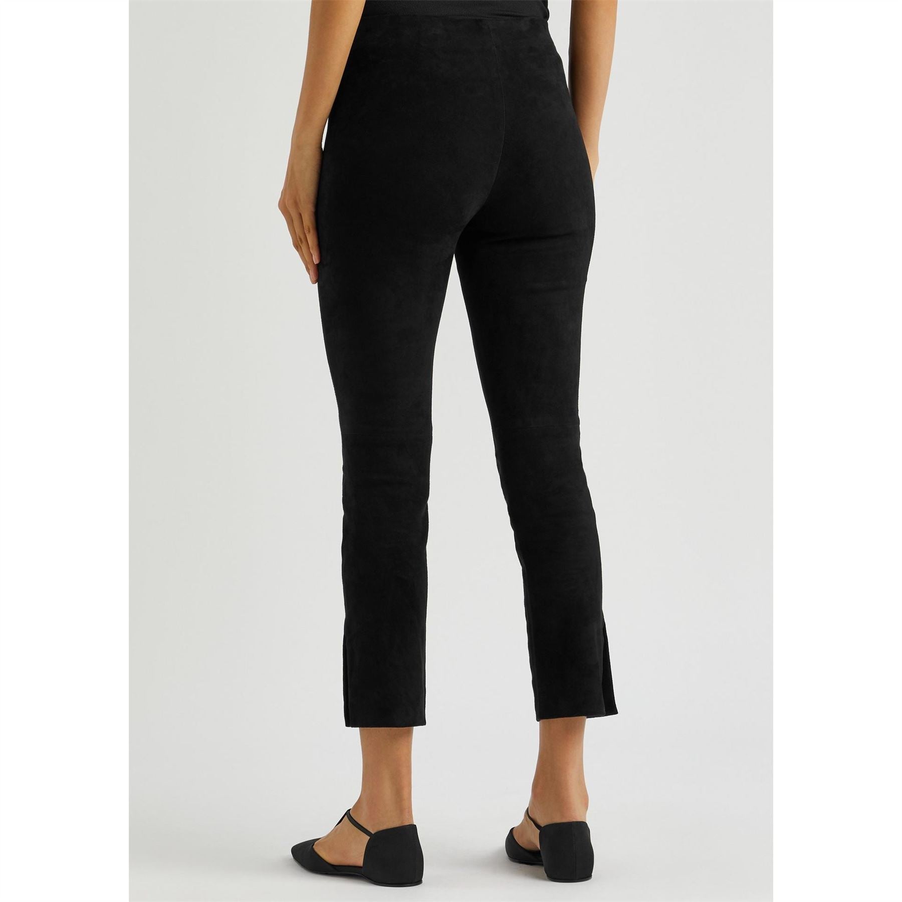 Vince Stretch Suede Split Hem Trou