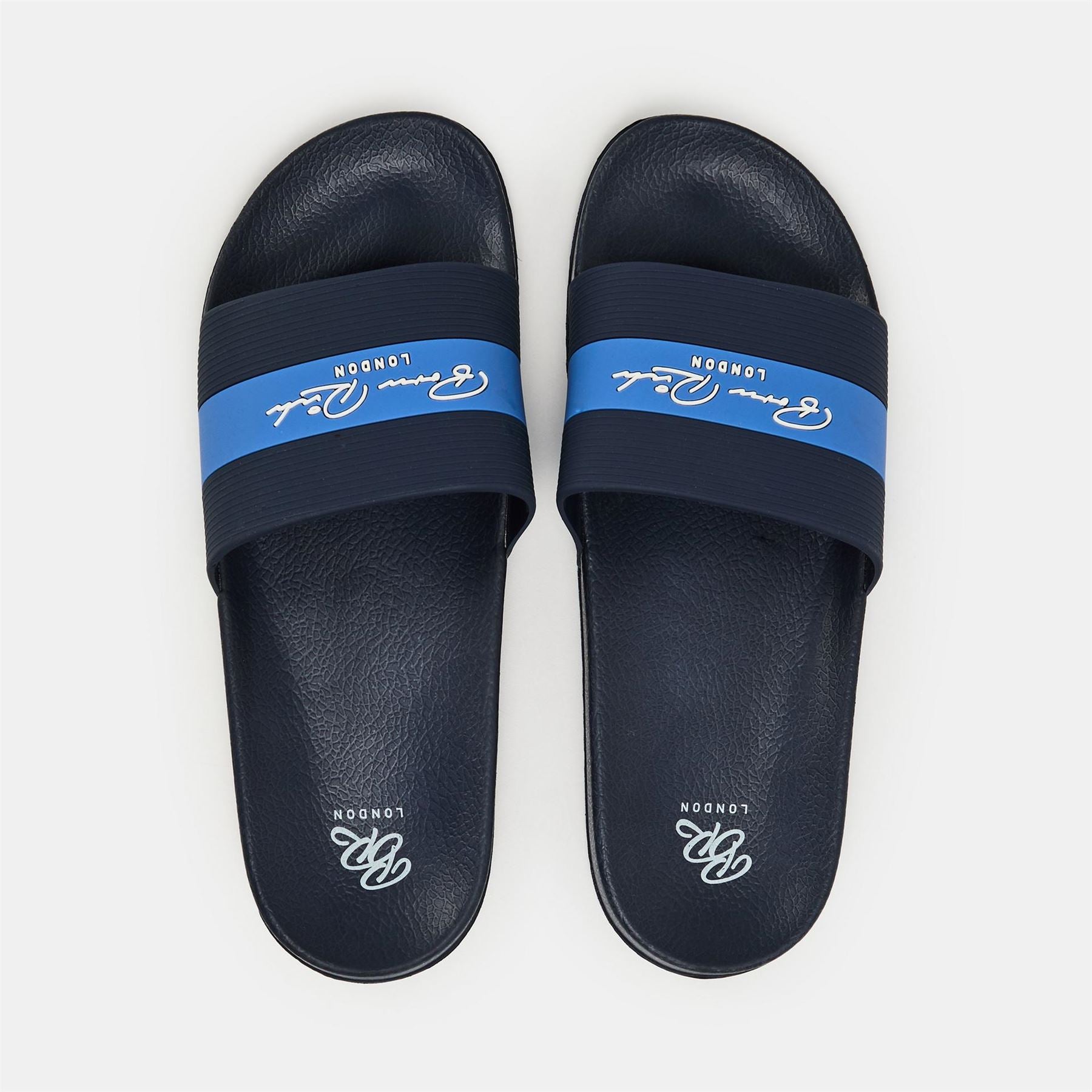 Born Rich Solid Patterned Open Toe Aurelio Slides