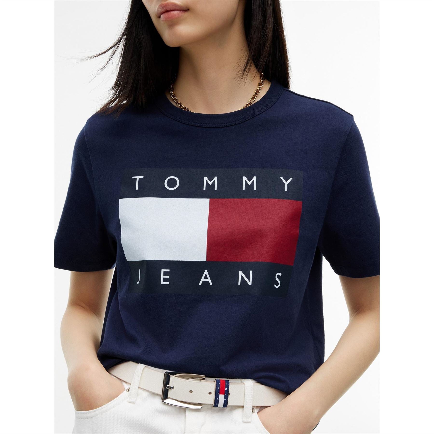 Tommy Jeans Tjw Bxy Flag Ss T Ld71