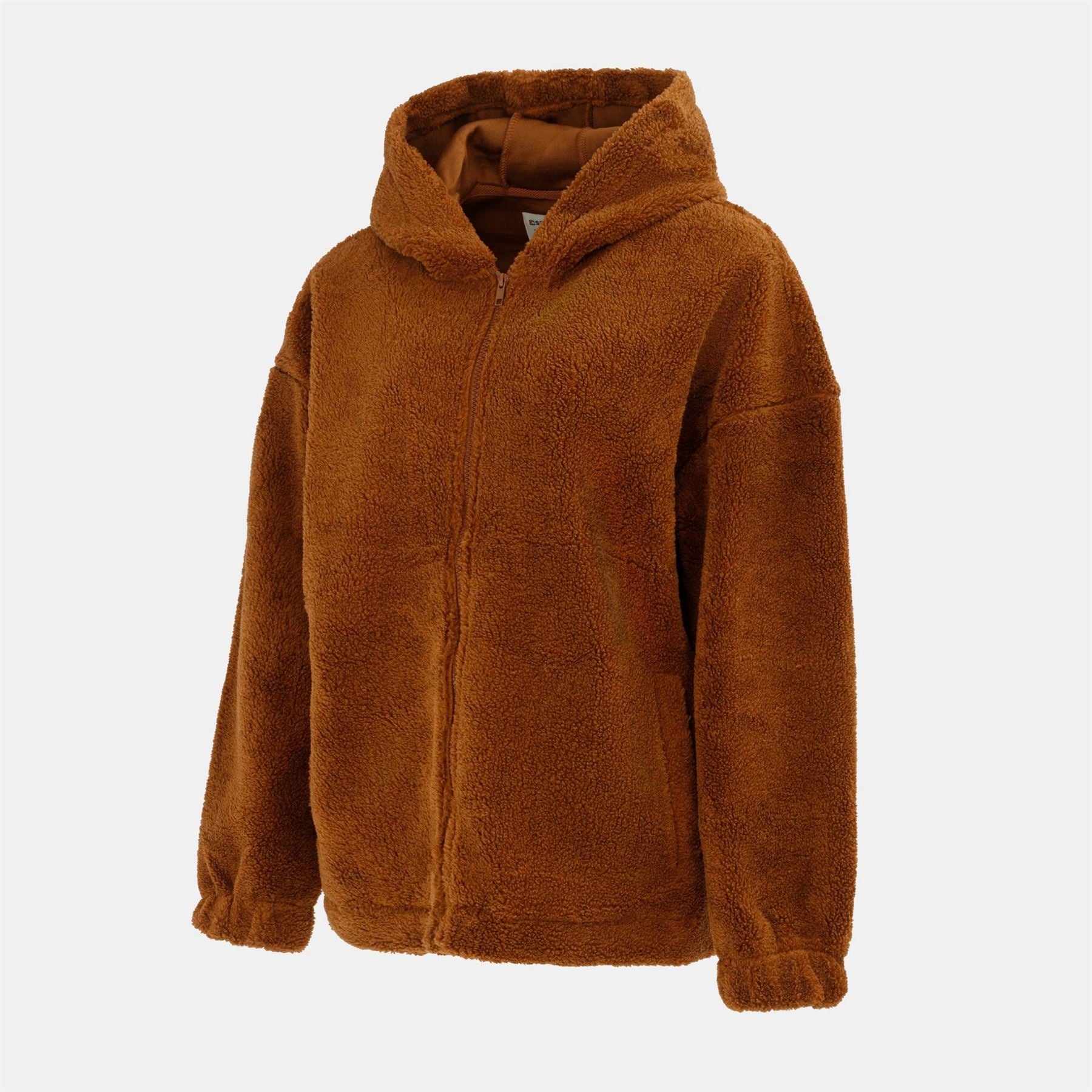 SoulCal Cal Sherpa Hooded Jacket Ladies
