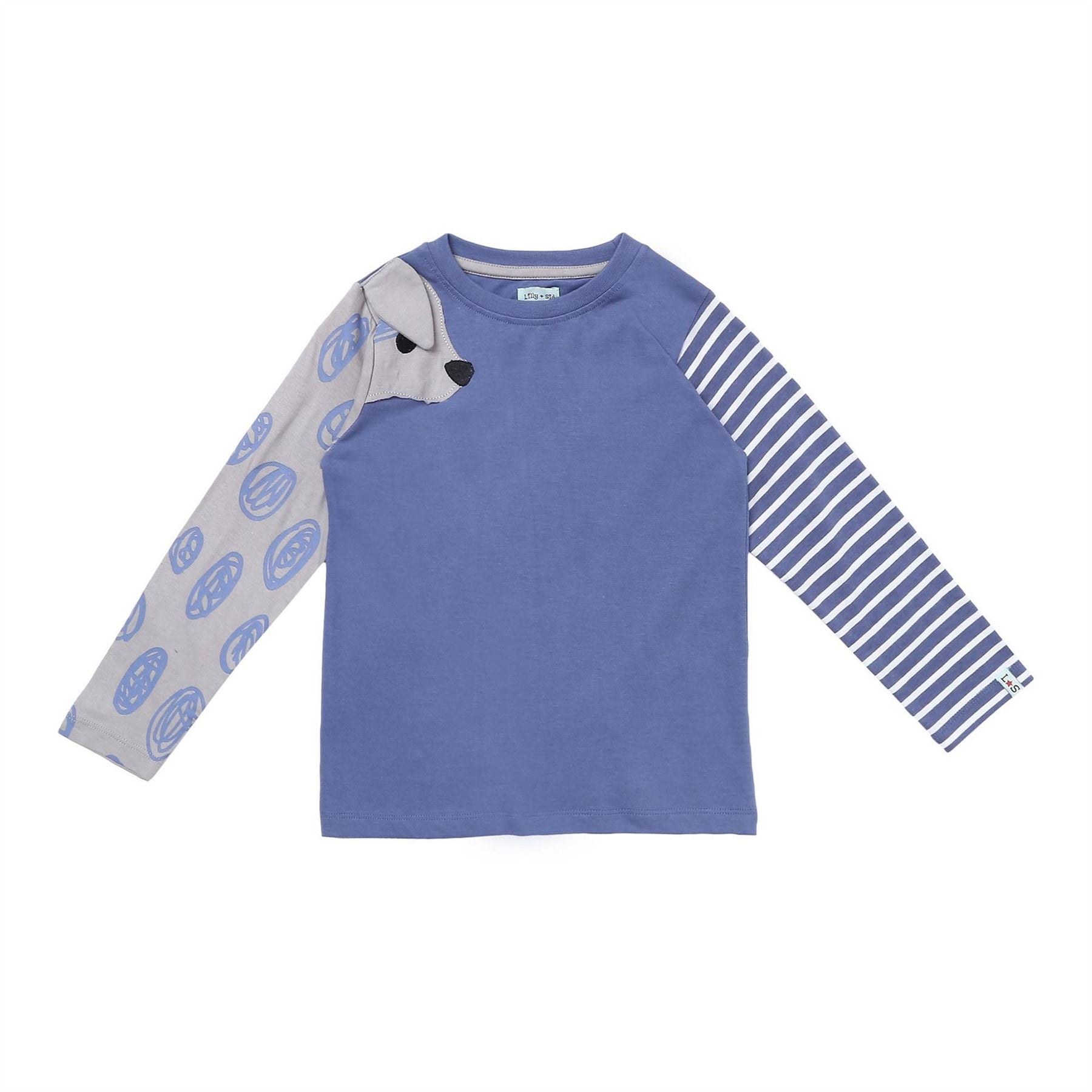 Lilly and Sid Leopard Dog Raglan Sleeve T-Shirt