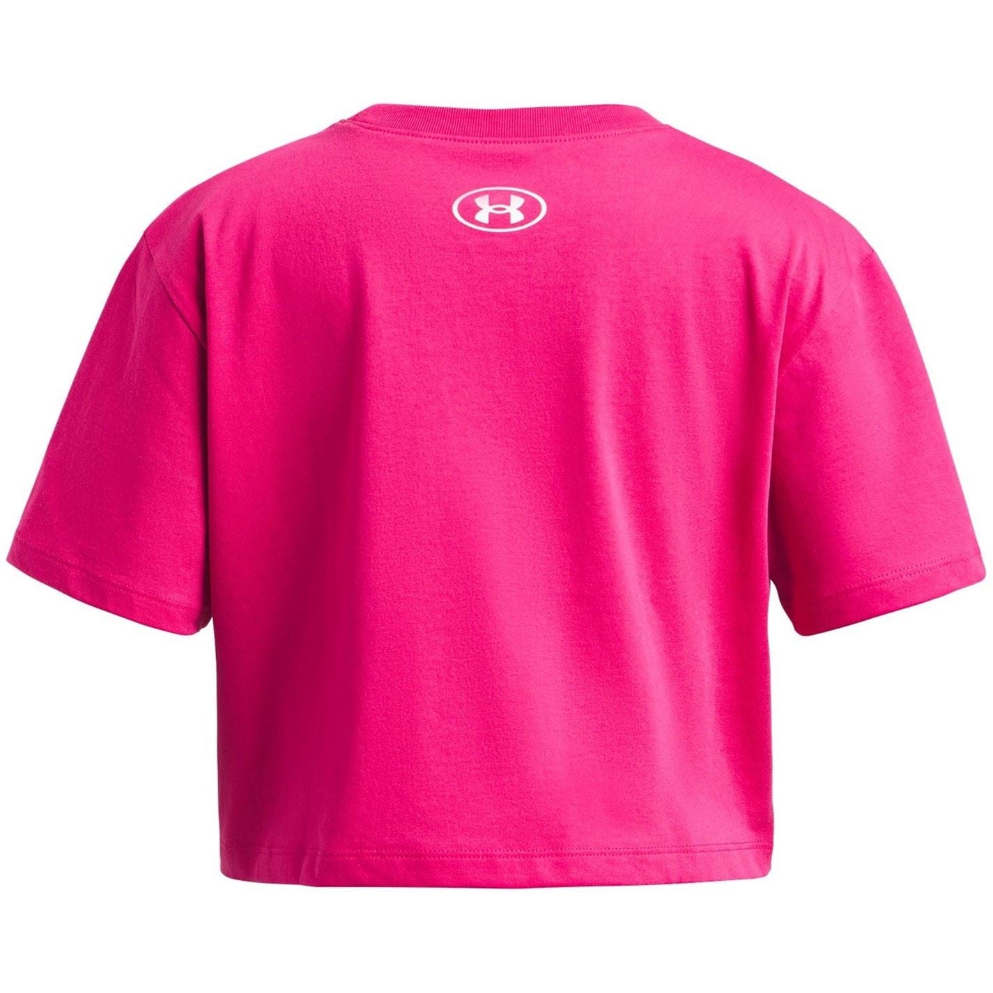 Under Armour Cropped Crew Neck Regular Fit T-Shirt
