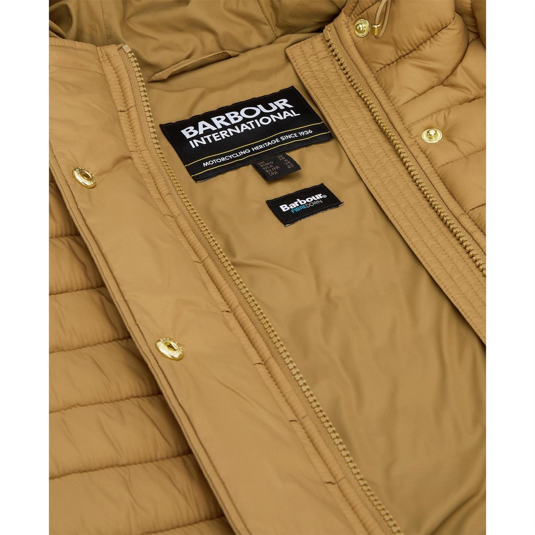 Barbour International Longline Jada Puffer Jacket