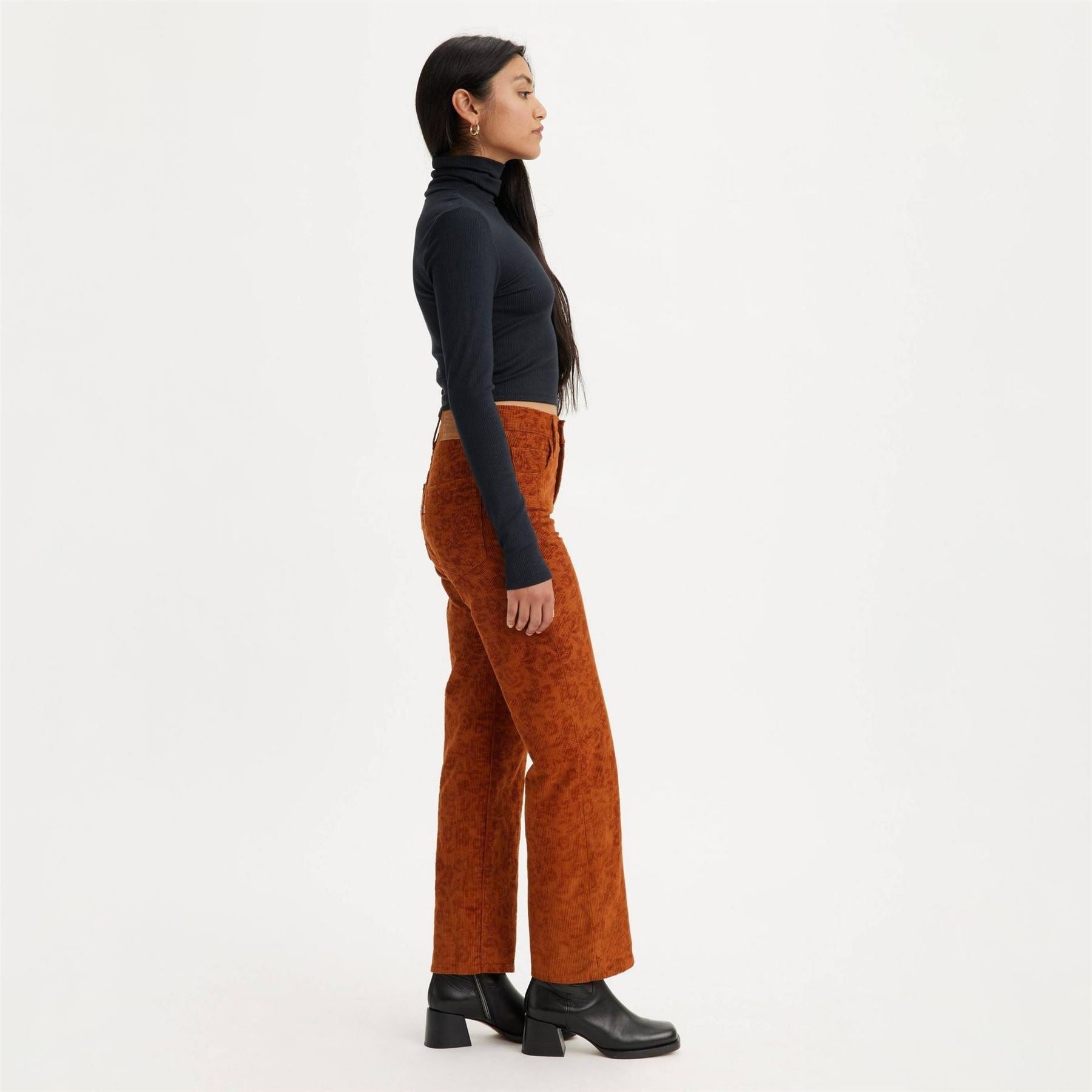 Levis Ribcage Ankle Zipped Straight Leg Jeans