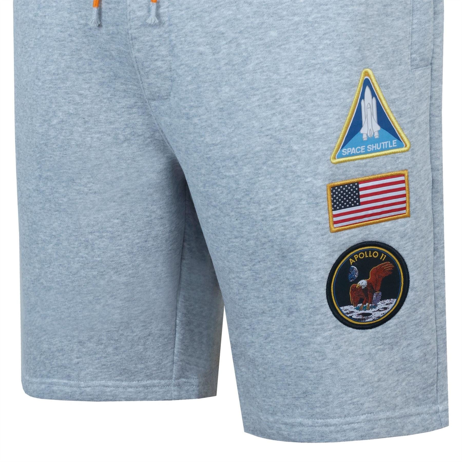 SoulCal NASA Logo Print Sweat Shorts
