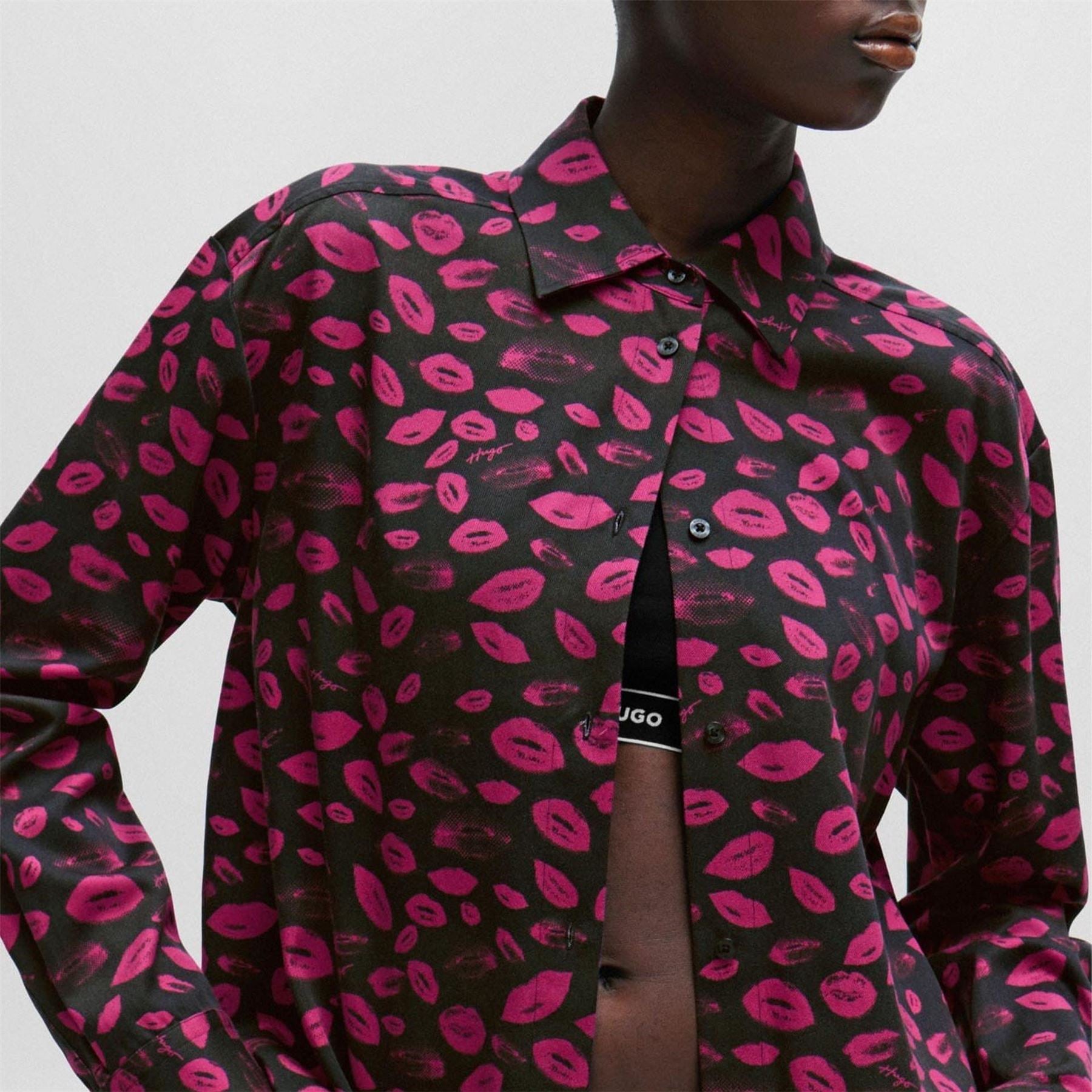 Hugo Boyfriend Relaxed Fit Blouse