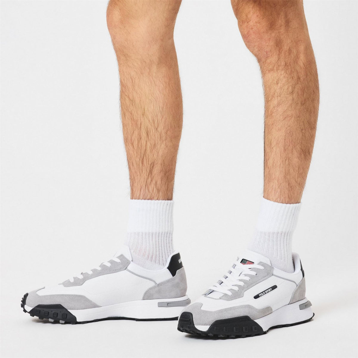 Polo Sport by Ralph Lauren Low Top Lace-Up Sneakers with Built-In Heel