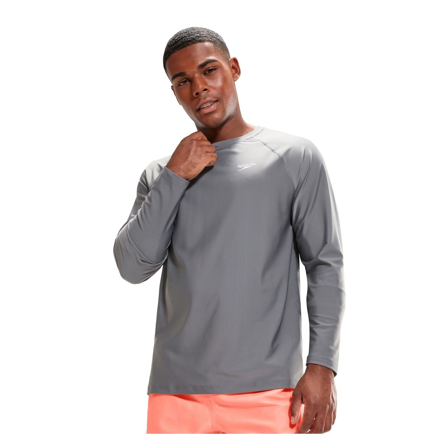 Speedo Crew Neck Regular Fit Long Sleeve T-Shirt