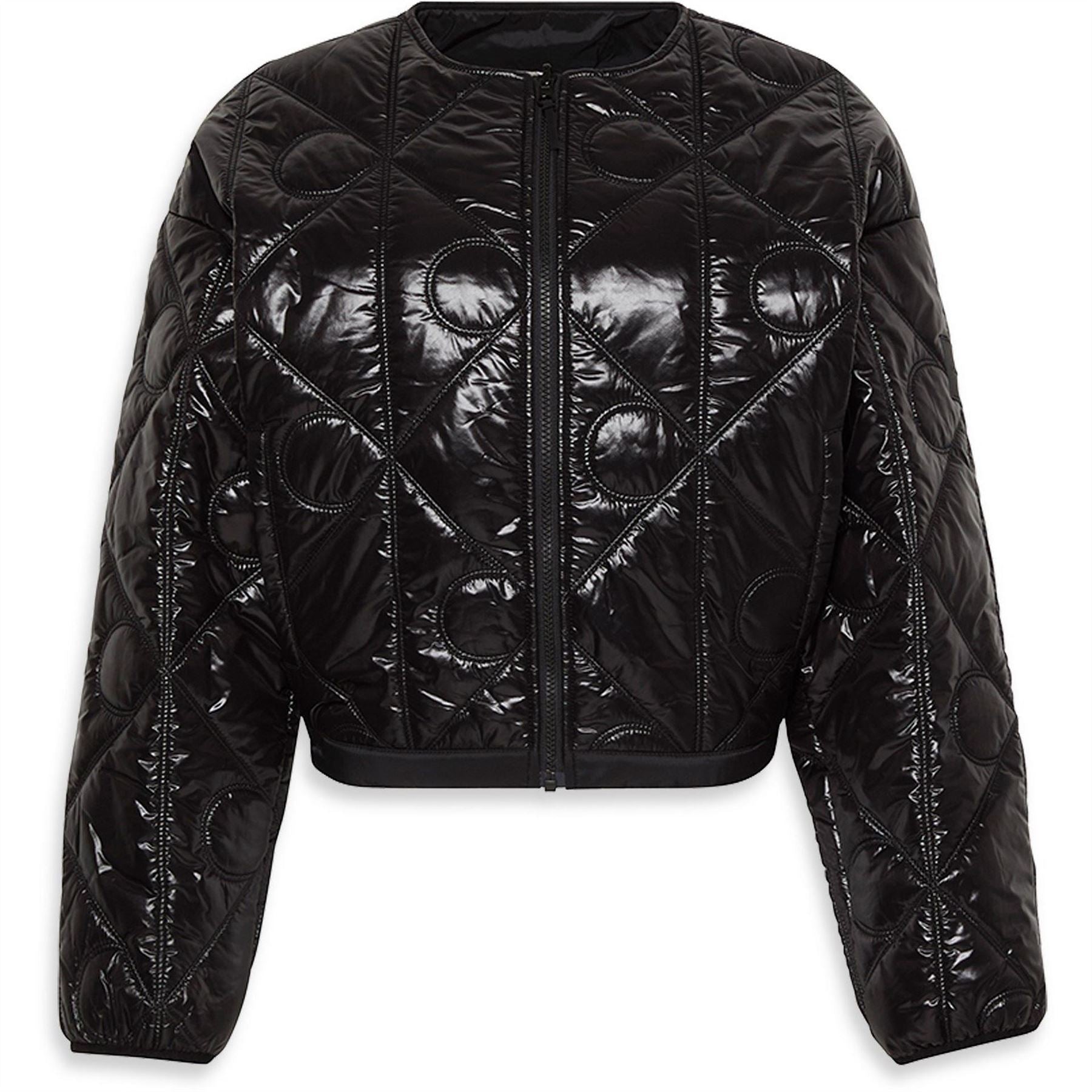 Calvin Klein Jeans Quilted Ribbed Cuff Puffer Jacket